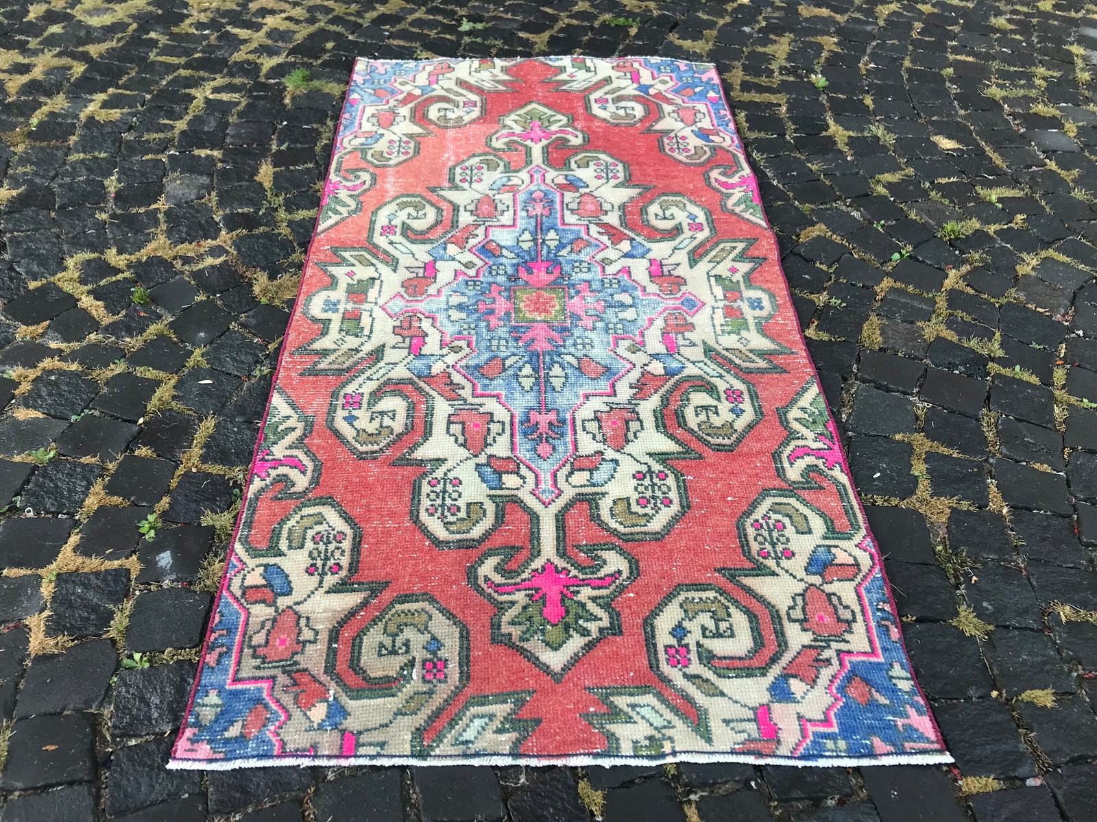 Handmade Rug Turkish Area Rug Vintage Rug Oushak Rug Antique Rug Bohemian Rug