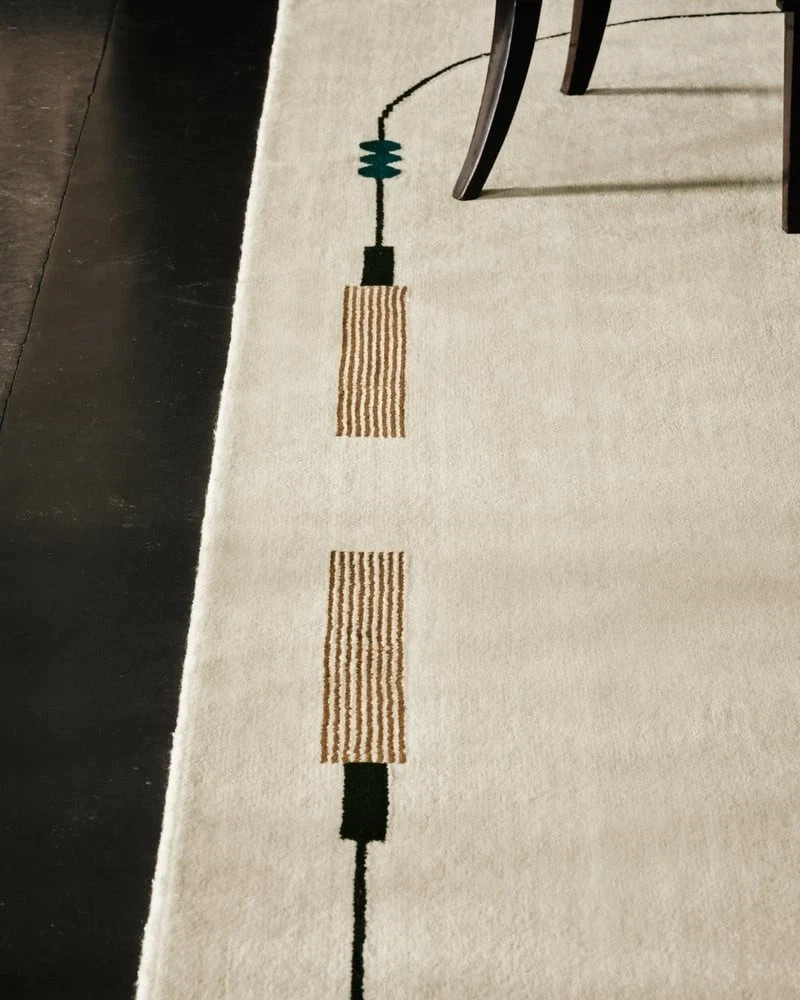 Nordic Knots Hand Tufted Area Rug – Tassel 100% Wool area Rug any size available