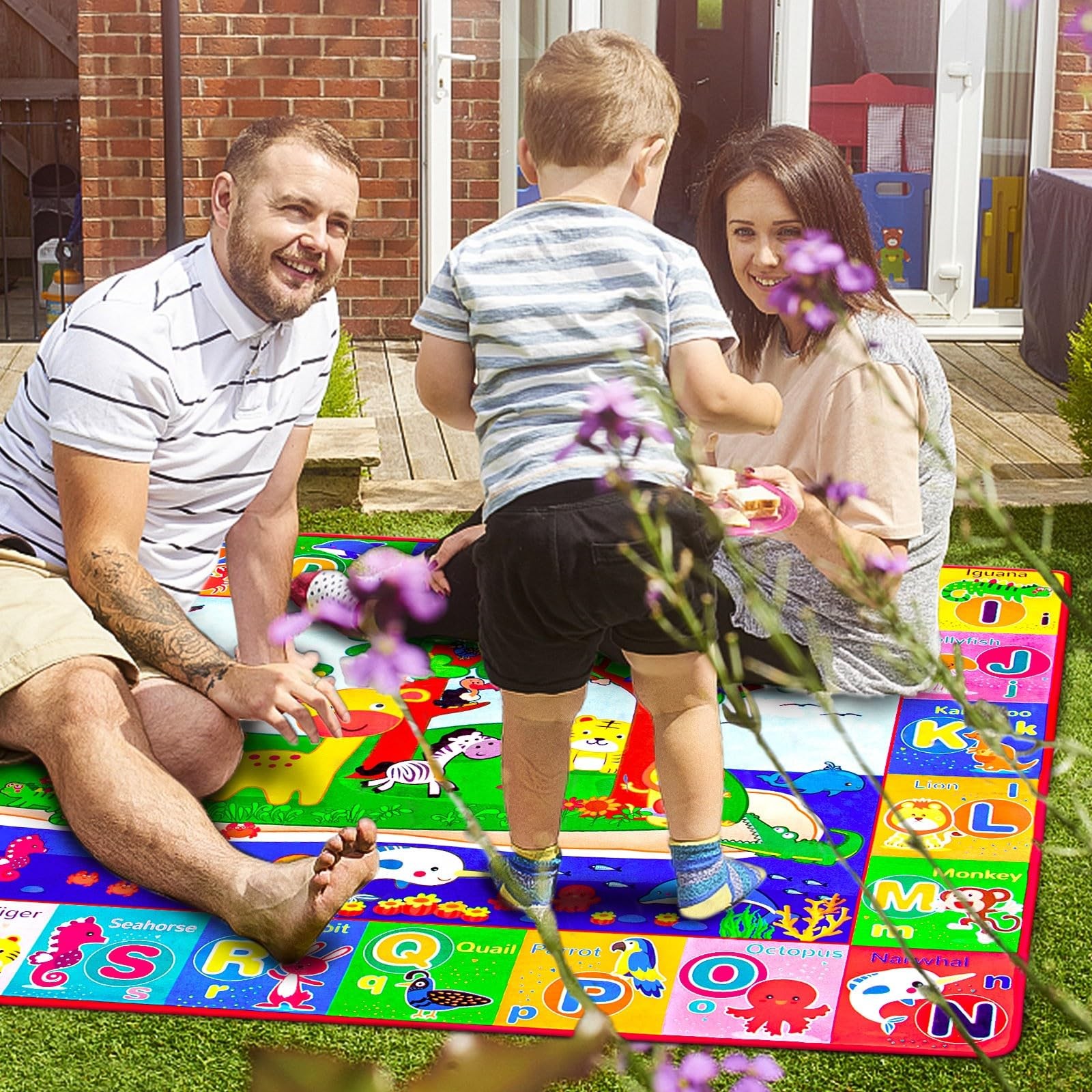 Baby Cotton Play Mat, Crawling Mat for Floor Mat Large Super Soft, Extra Thic…