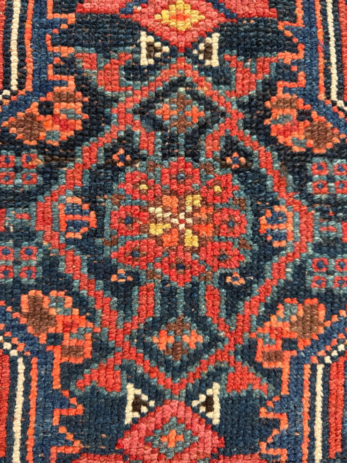 Antique Hand Knotted Oriental Wool Rug Carpet Floor Area Floor Covering