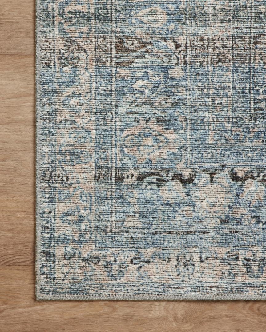 Loloi Amber Lewis Billie Denim/Blush 2′-6″ x 9′-6″ Runner Rug