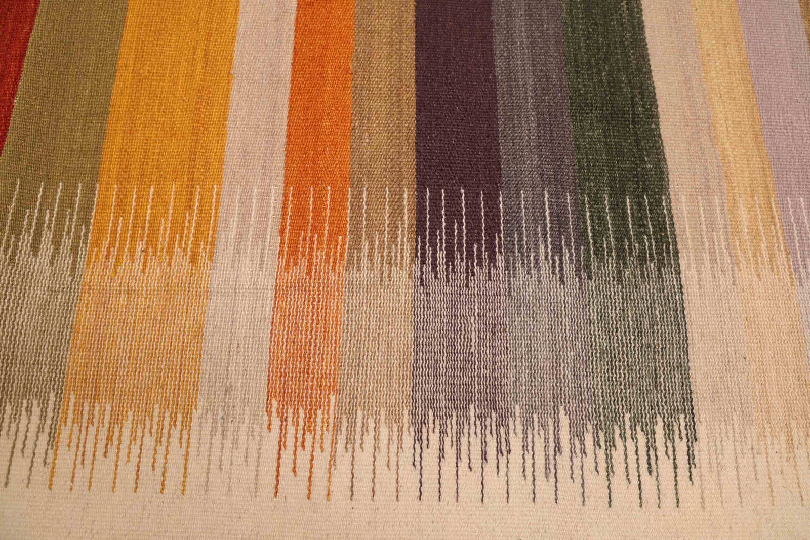 Vintage Hand Woven Area Rug 8’2″ x 10’1″ Traditional Wool Oriental Carpet