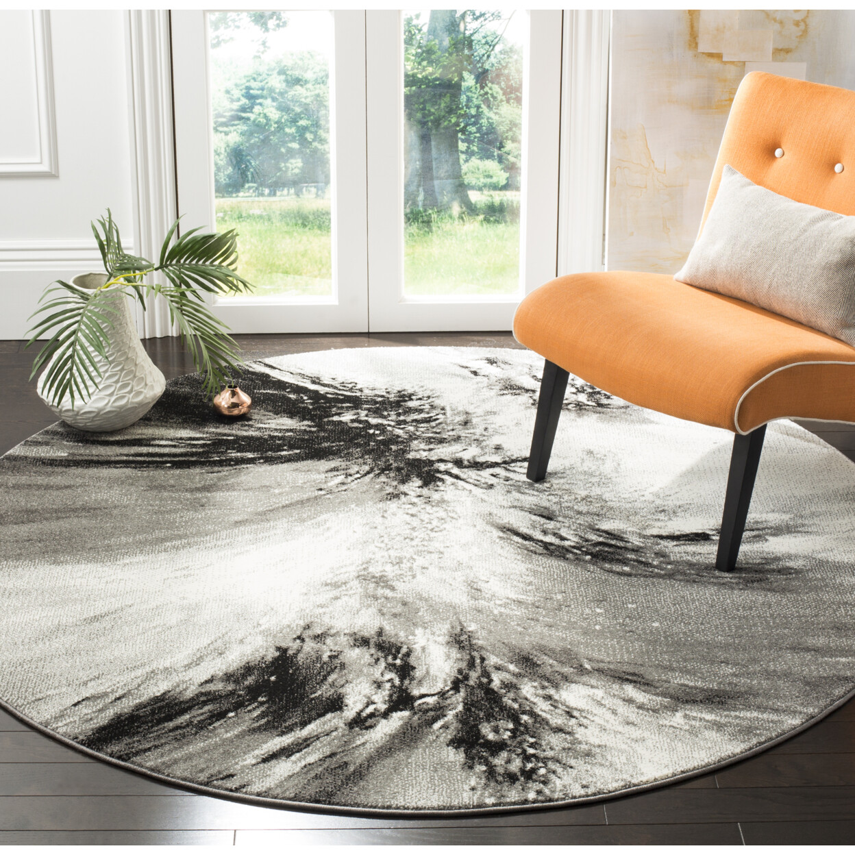 SAFAVIEH Glacier Collection GLA127C Grey / Multi Rug