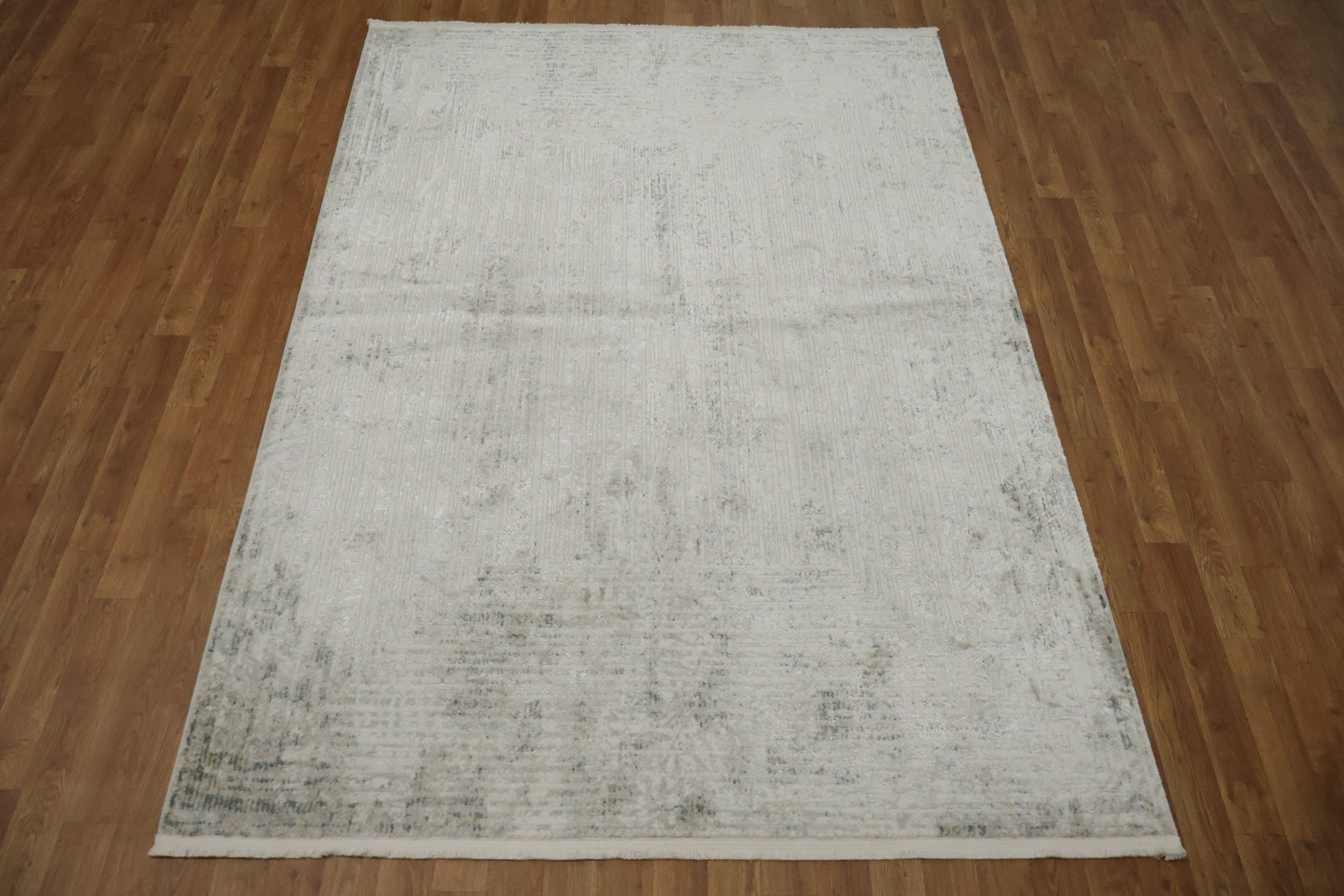 Stylish Gray Area Rug 5×8 Ft Turkish Contemporary Modern Carpet Bedroom Rug
