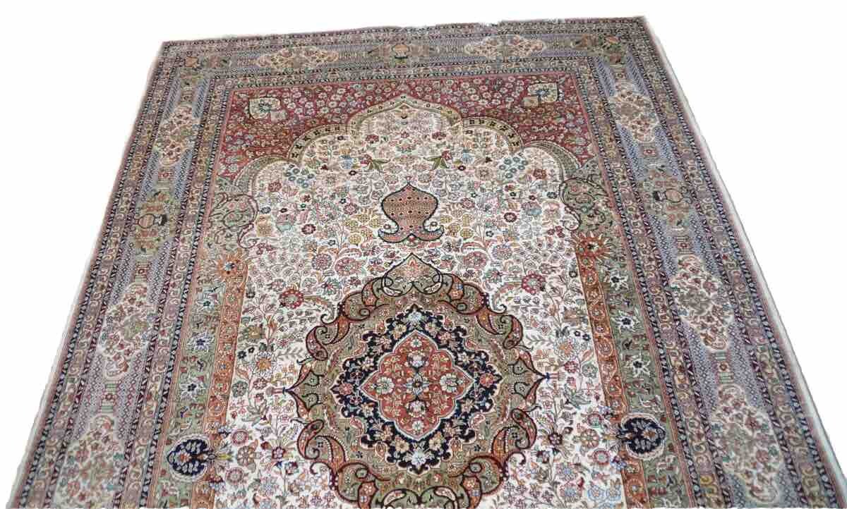 5’X8′ Hand Knotted Handmade Oriental Design All Silk Chinese Area Rug