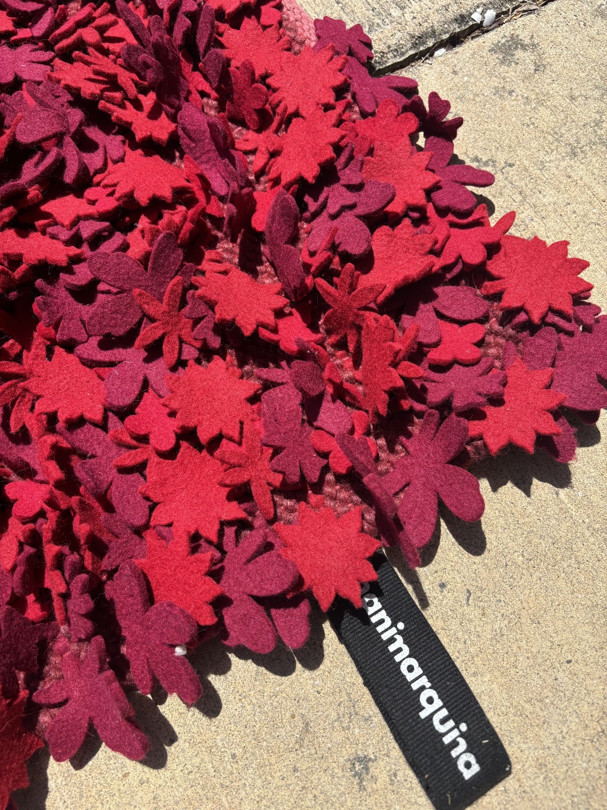 Authentic Nanimarquina “Roses” Wool Rug