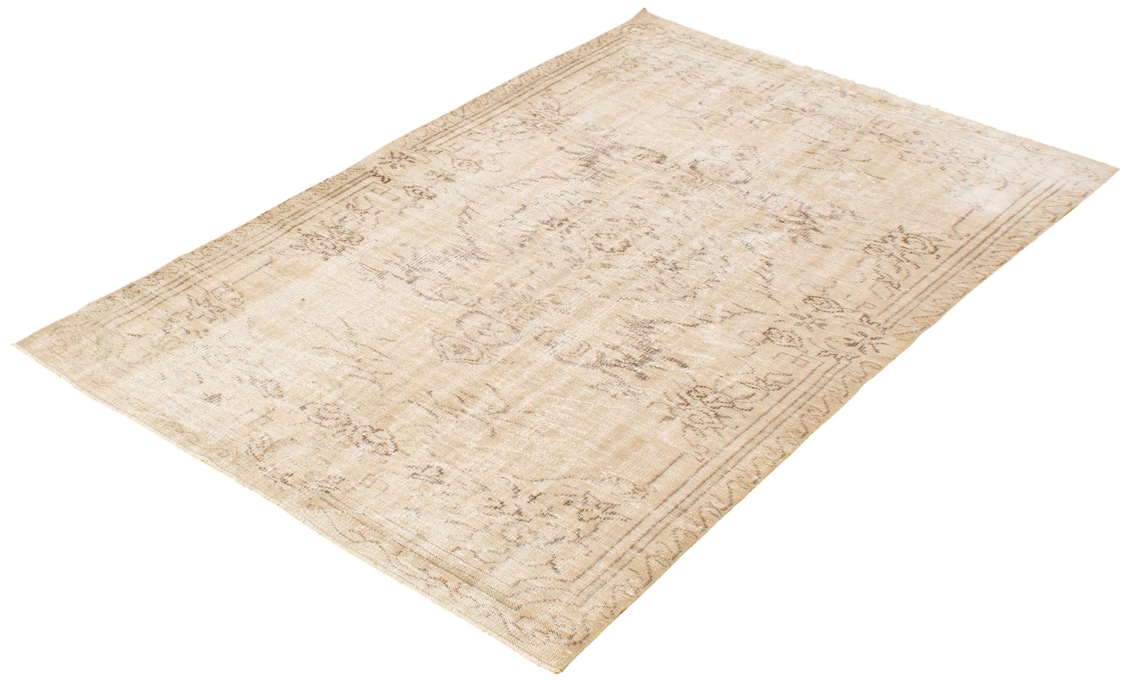 Traditional Vintage Hand-Knotted Carpet 5’4″ x 8’10” Wool Area Rug