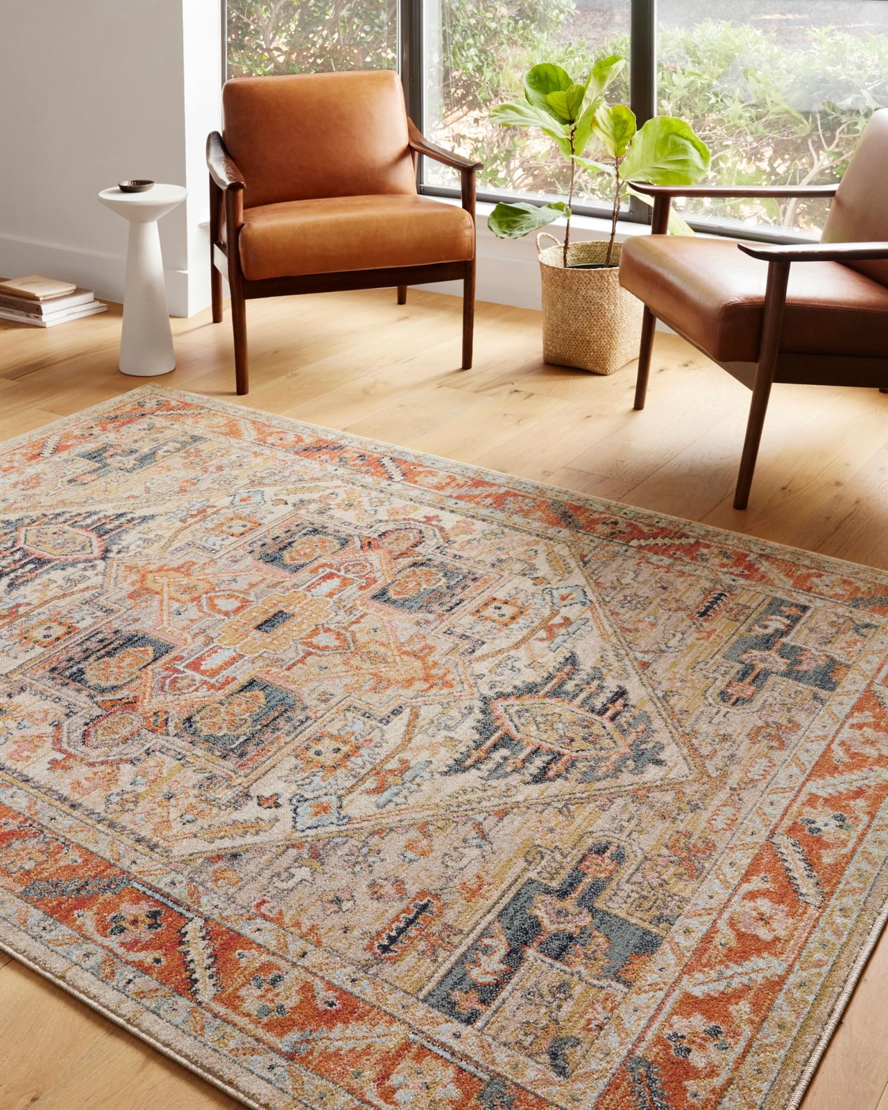 Jocelyn Sand/Multi 7′-10″ x 10′ Area Rug