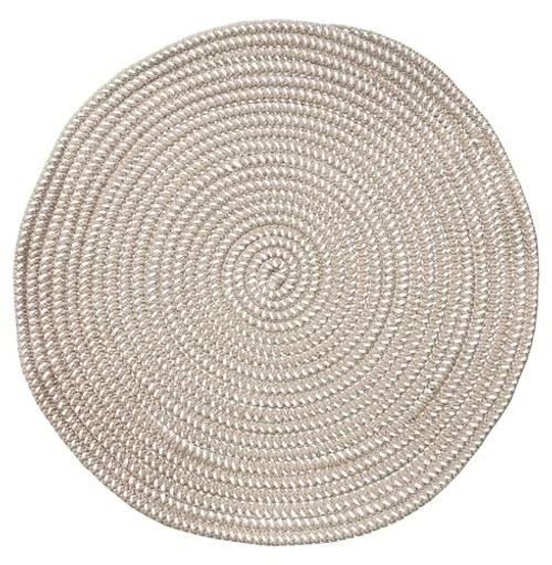 Hand Woven 3 ft Round Area Rug for Living Room, Bedroom & Study Carpet Carpet