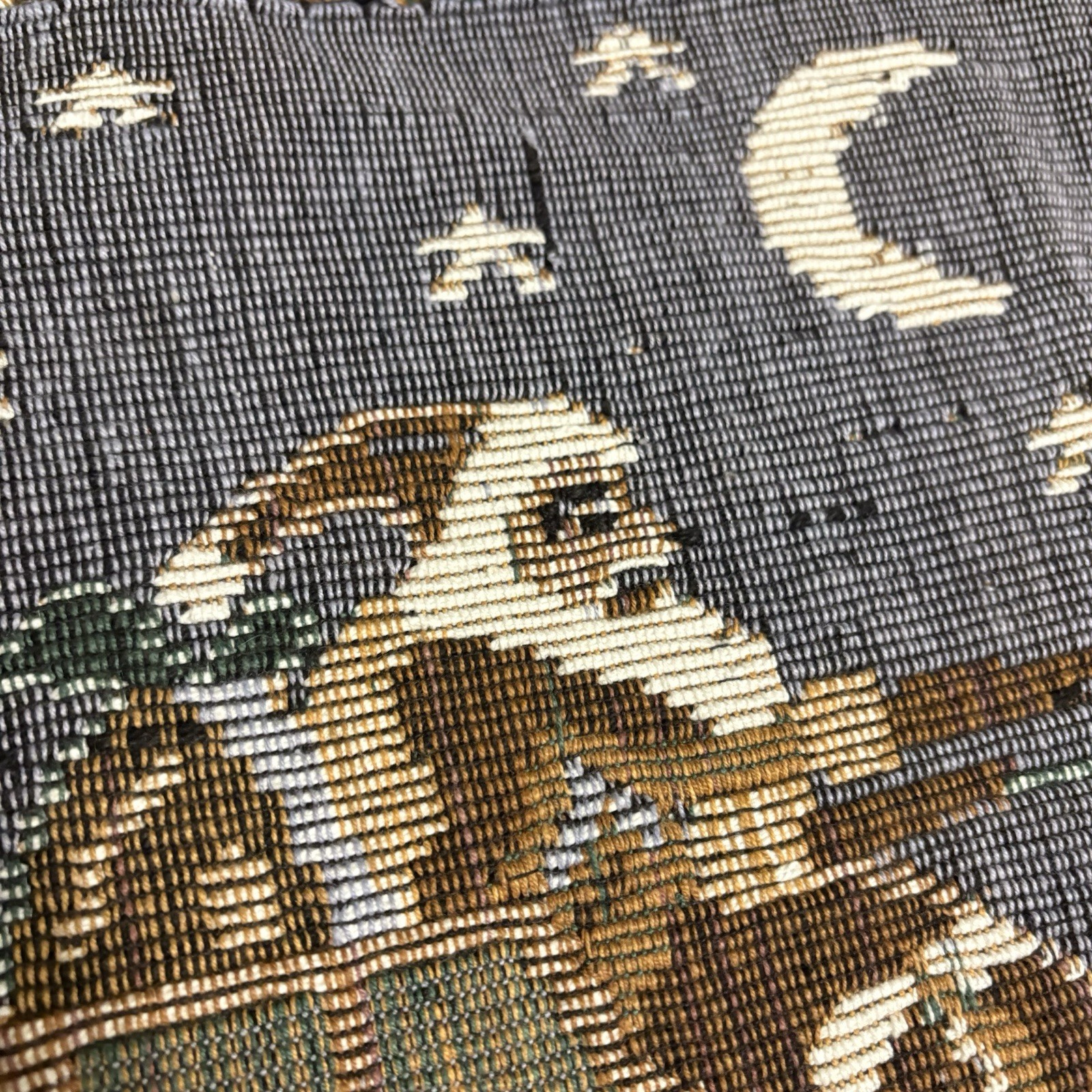 Vintage Christmas Rug Santa Reindeer Sleigh Tree Homemaker 30×48 Holiday Village