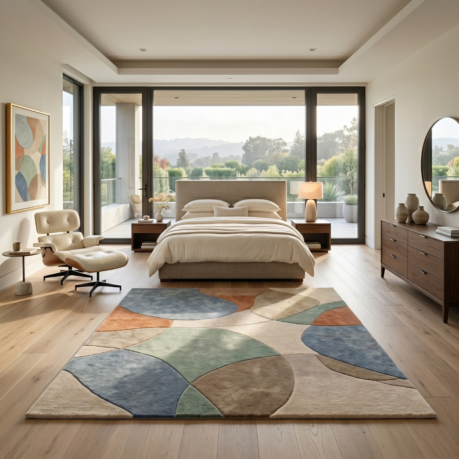 Handmade Abstract Modern Wool Rug Large Area Carpets 6×9 8×10 9×12 Feet RS Rugs