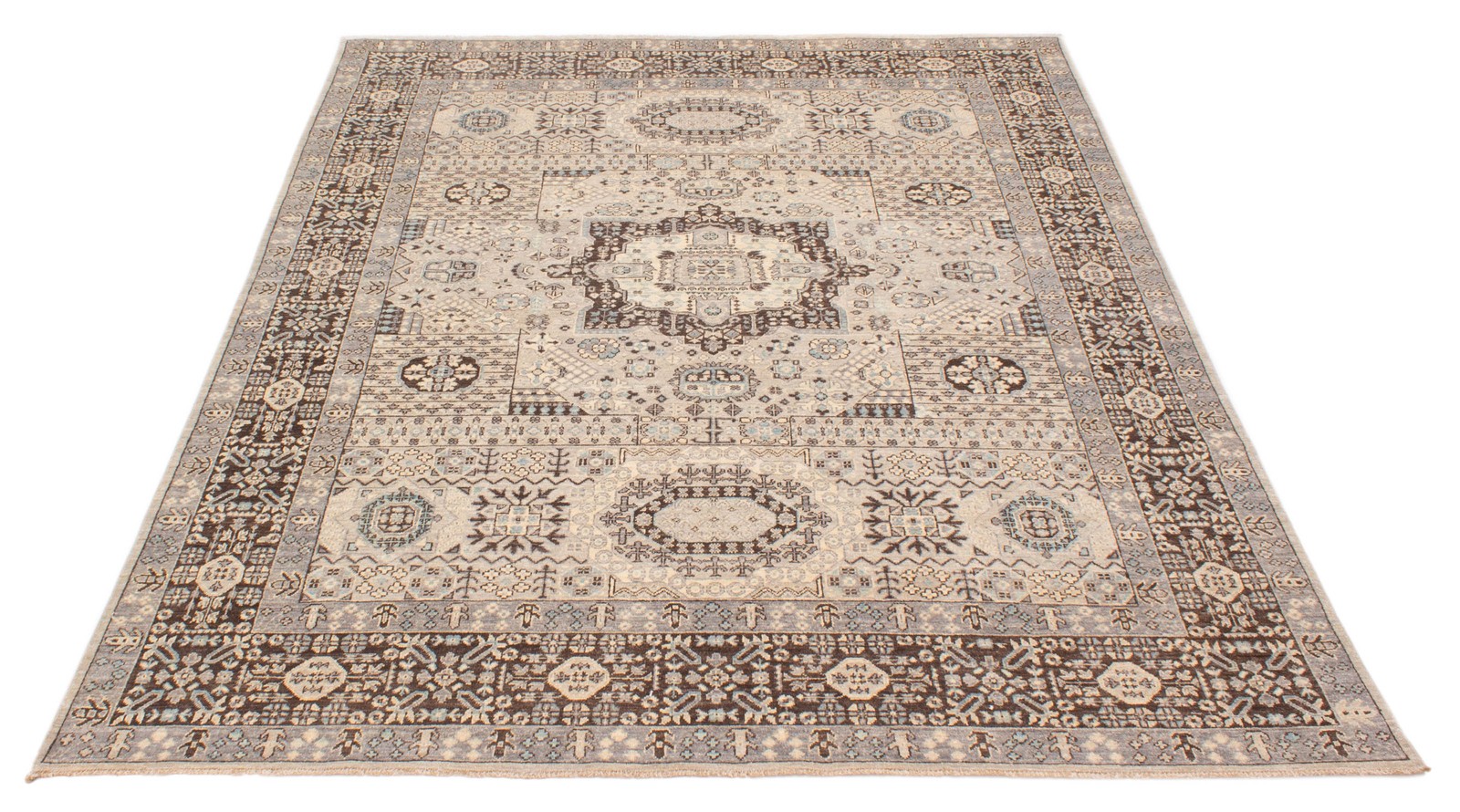 Traditional Hand-knotted Carpet 7’10” x 10’0″ Wool Oriental Area Rug