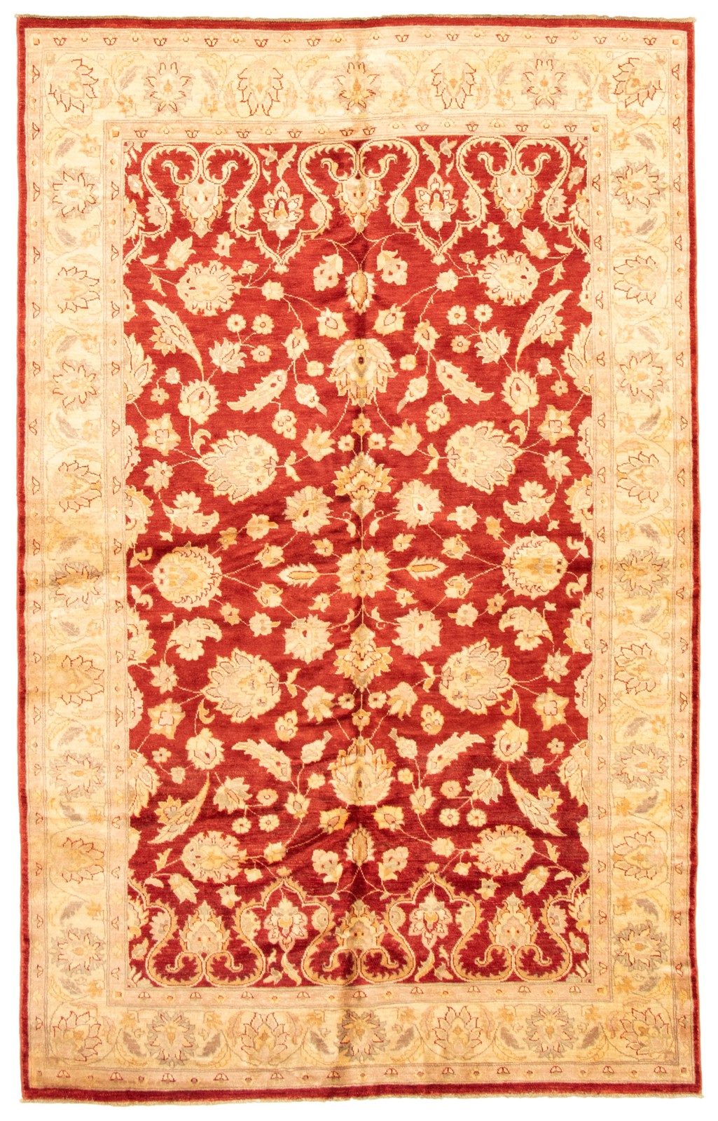 Traditional Hand-knotted Wool Oriental Carpet 6’7″ x 10’6″ Area Rug