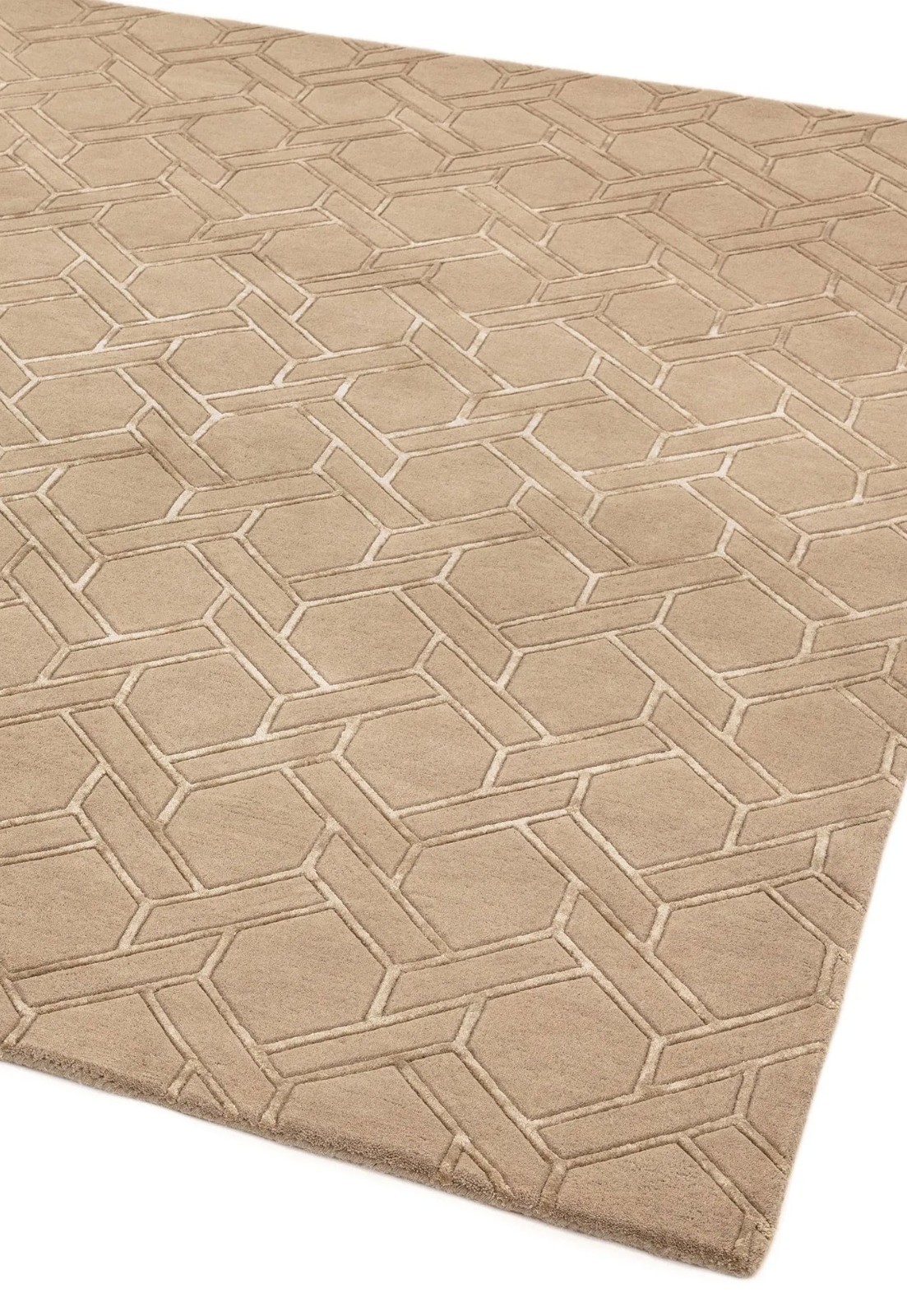 Nexus Modern Wool Rug – Premium Hand Tufted Carpet with Detailed Hand Carved