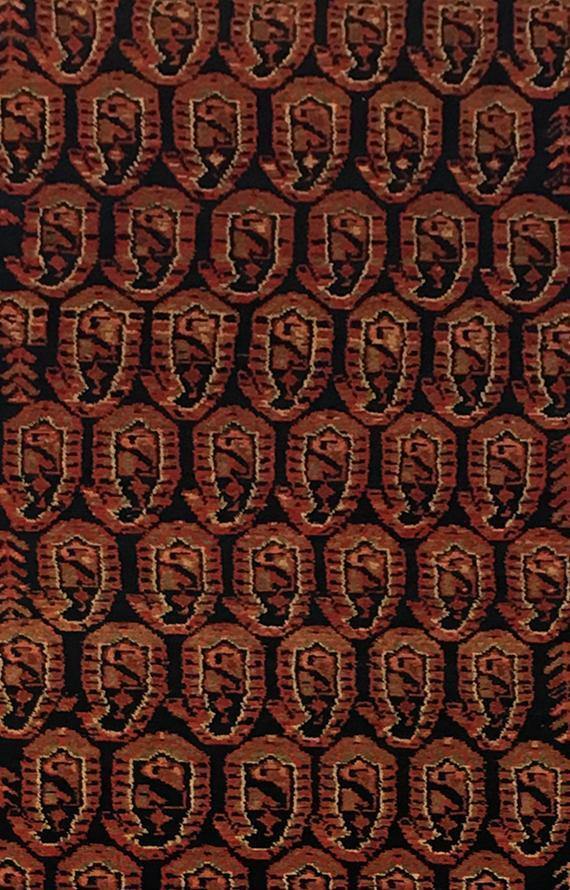 4′ x 17′ Brown Rust Traditional Hamaadan Rug 81531