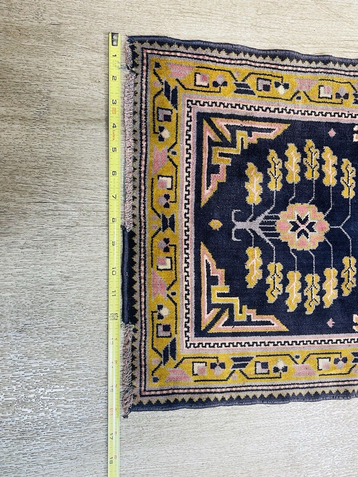 Mercerized Cotton Rug Made in Belgium 47” x 16 Appraised By Antiques Road Show