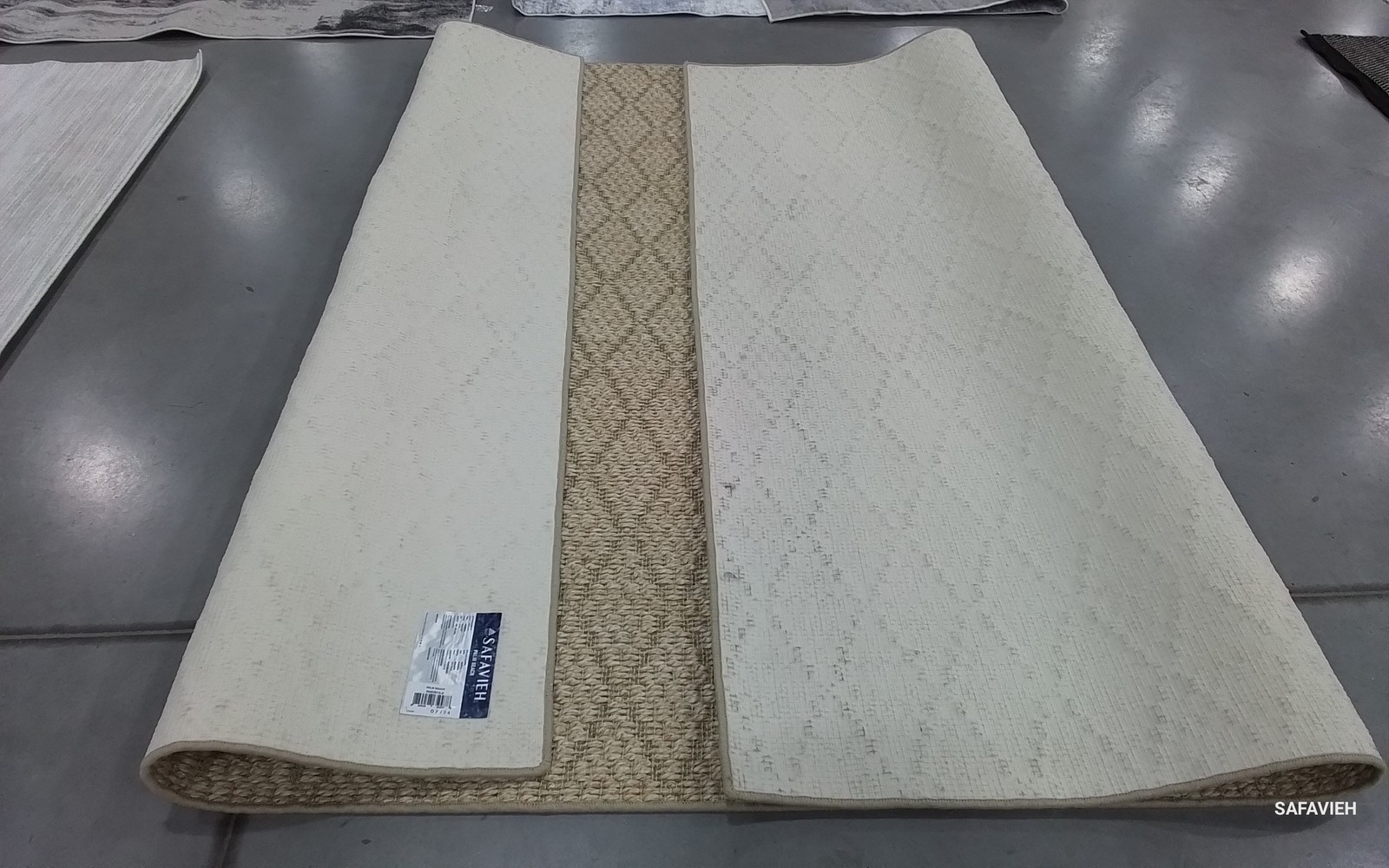 BEIGE / BEIGE 8′-0″ x 10′-0″ Back Stain Rug, Reduced Price 1172796141 PAB361A-8