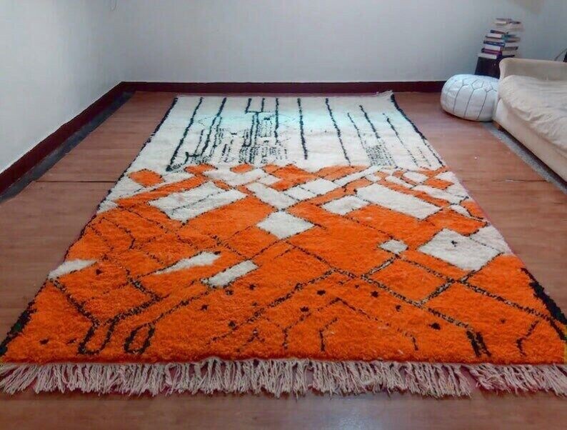 5×8,6×9,8×10,10×14, New Moroccan Berber design Hand-Knotted Moroccan wool rug