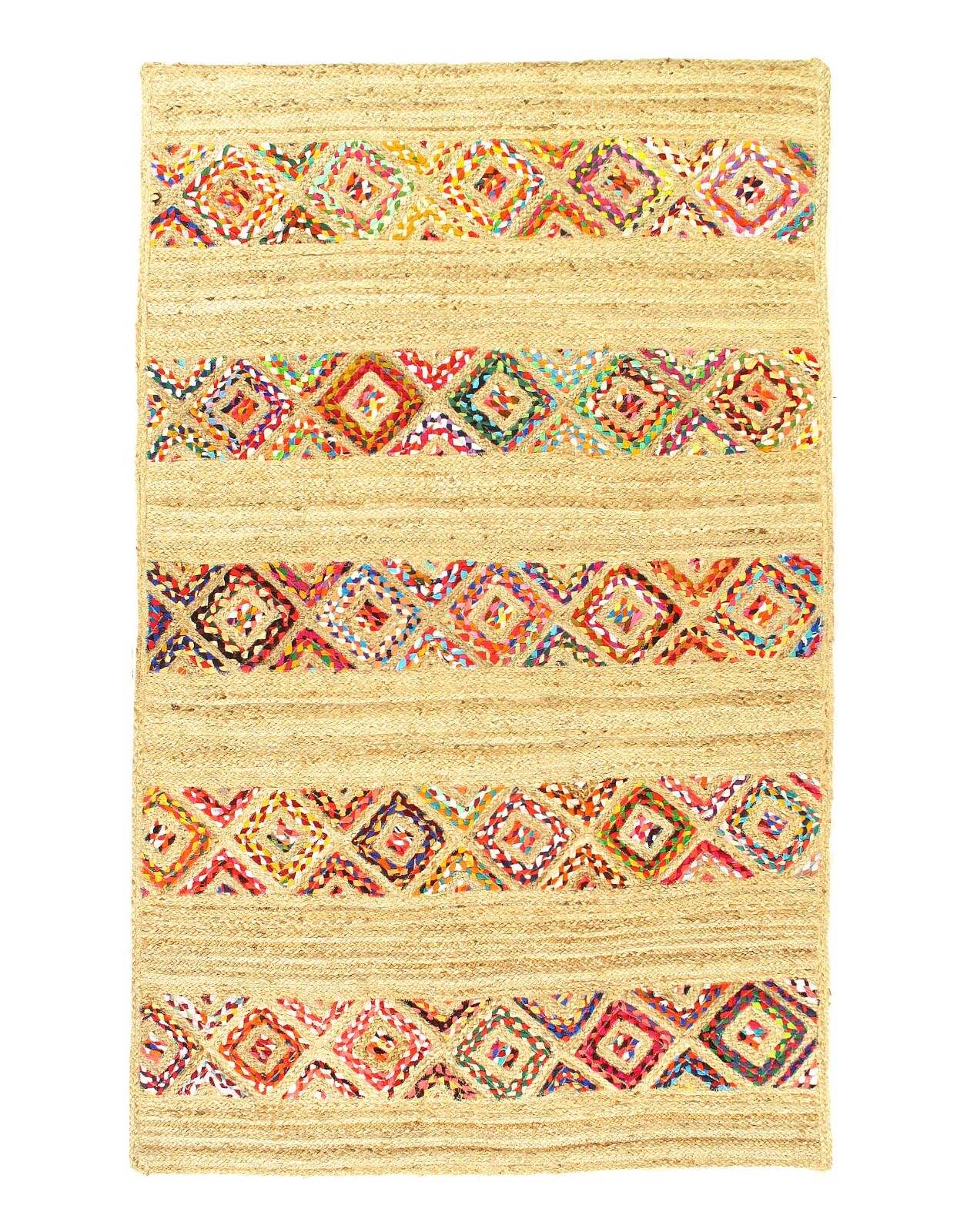 Pasargad Handmade Natural Fiber Jute Rug 5′ X 8′