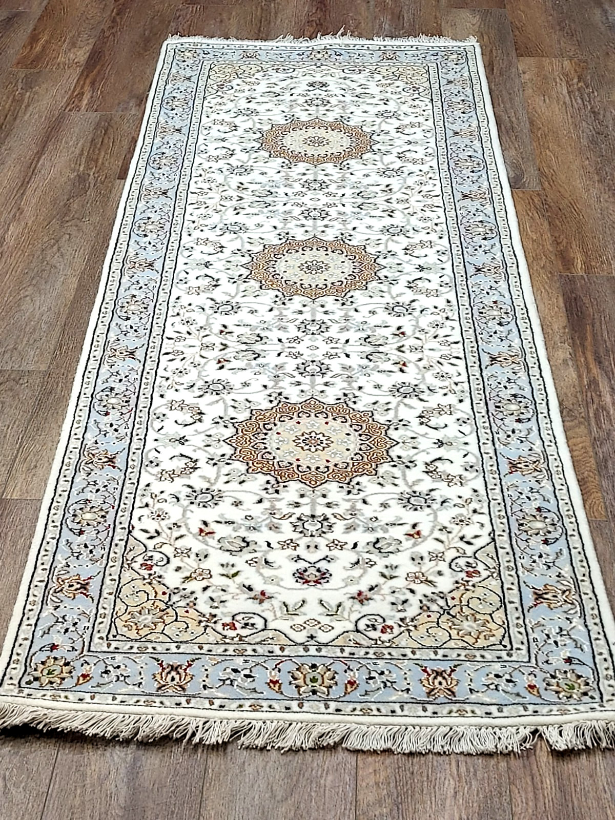 Turtkish Rug,Silk&wool Royal Design Bohemian Turkish Runner Rug,2.8×8.5