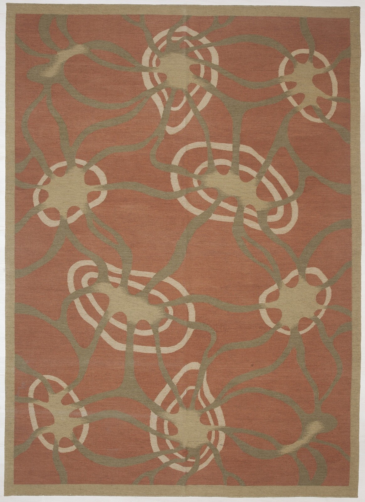 Indian Kilim Rug, 4.8×7.10ft, Kilim, Handwoven Kilim, New Kilim, Tribal Kilim