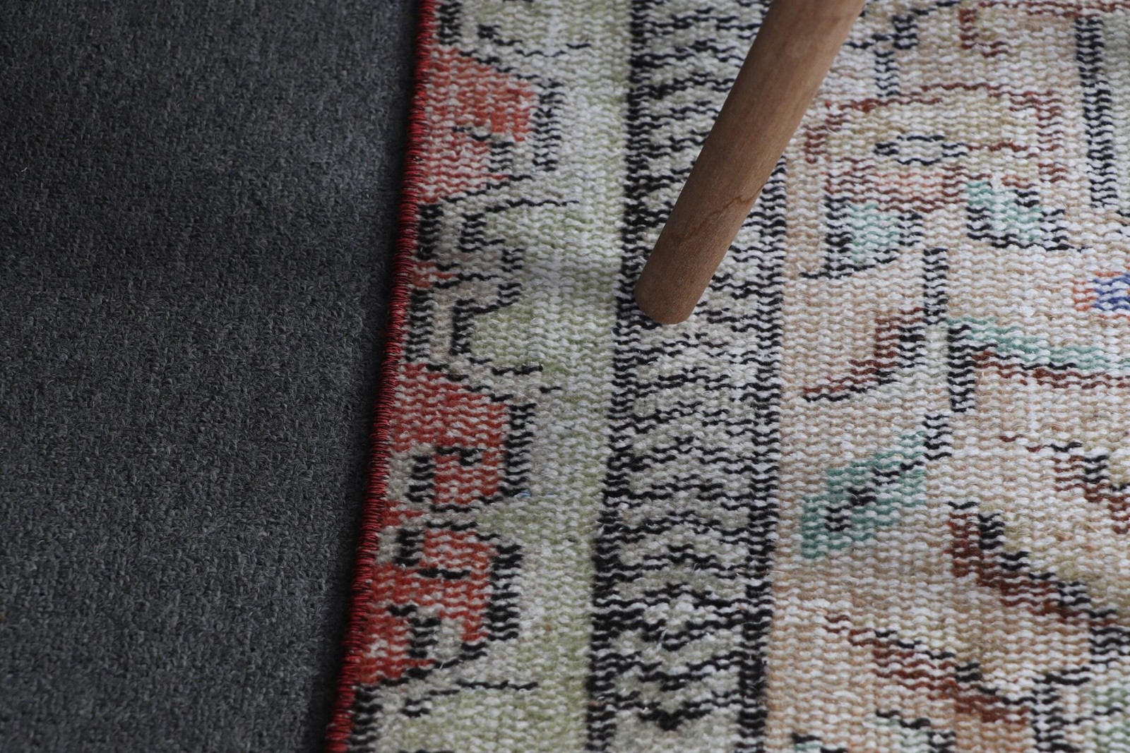5,4×9 ft Vintage Rug, Rug Rug, Red Rug Wool
