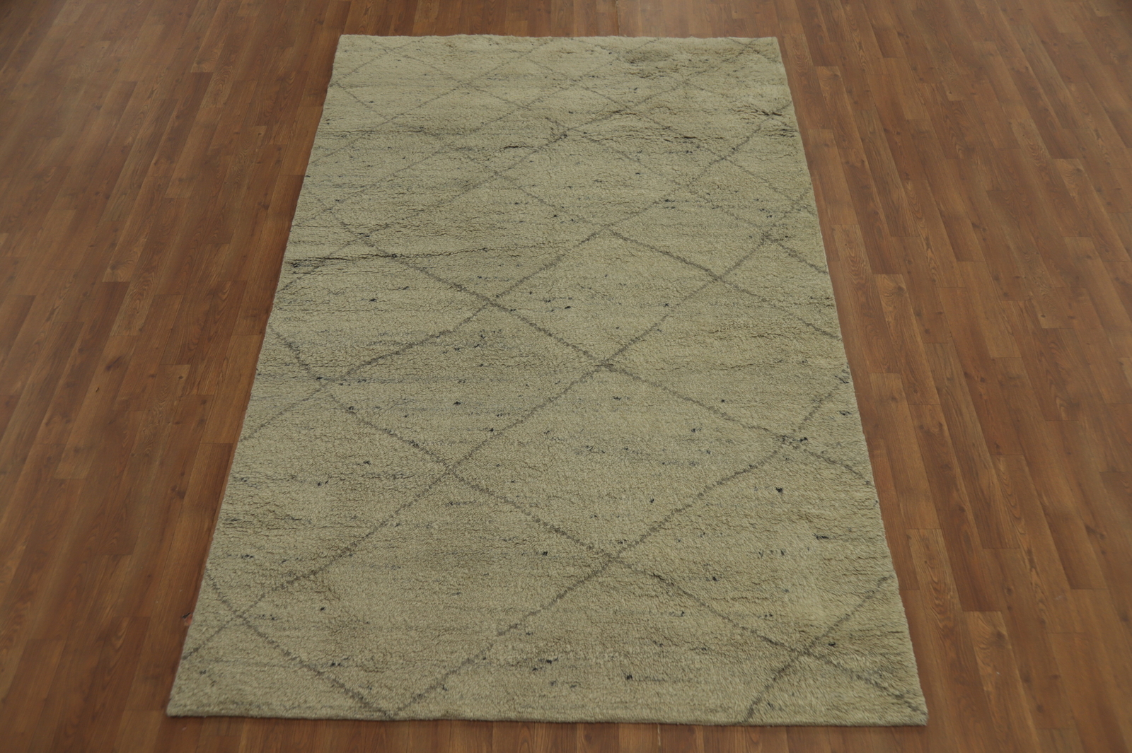 Modern Luxury Hand-Knotted Moroccan Wool Area Rugs Bedroom 5×8 ft