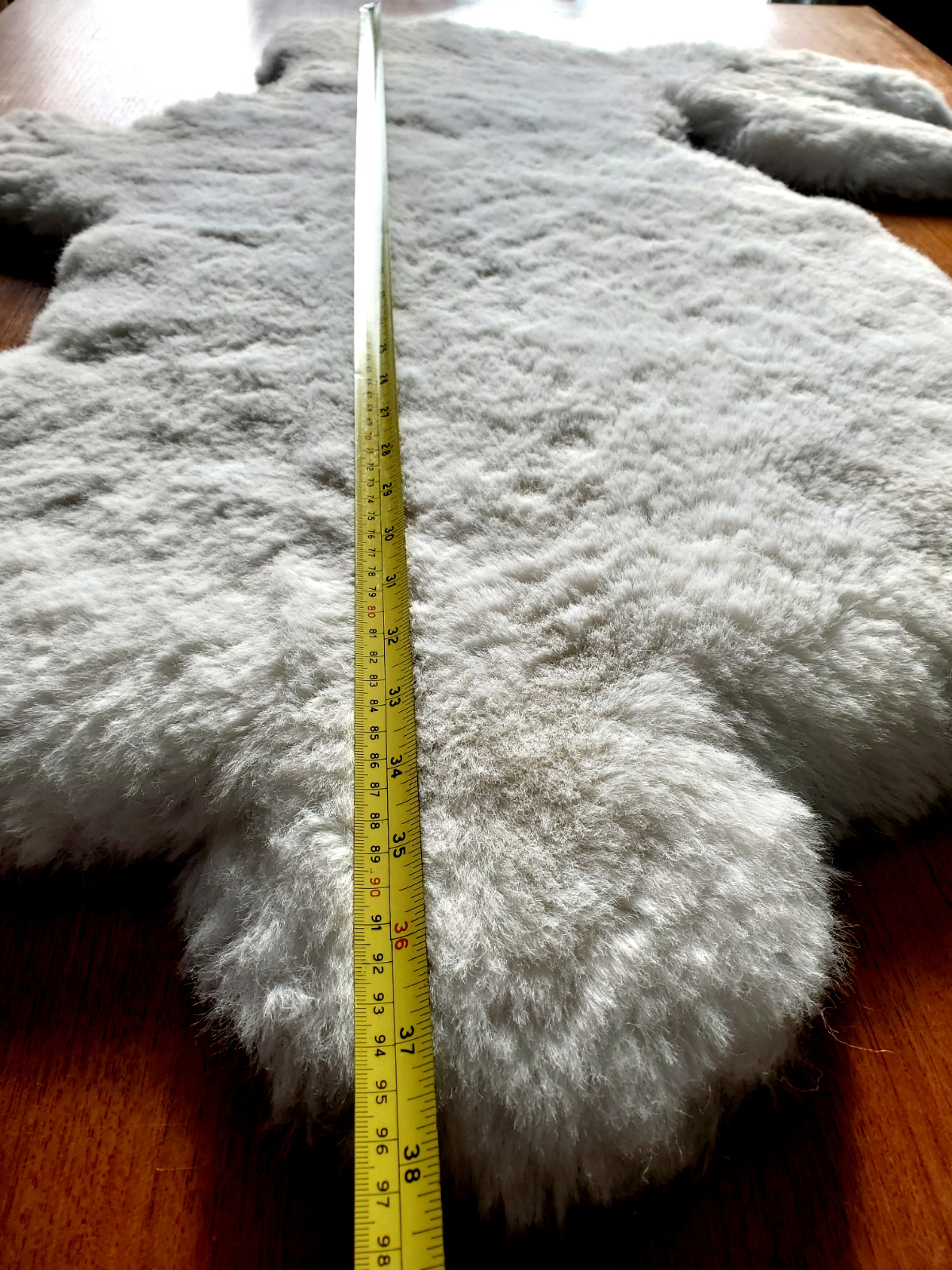 Mon Chateau Faux Fur bunny Rug Luxury Collection Luxe 38×28 white Plush