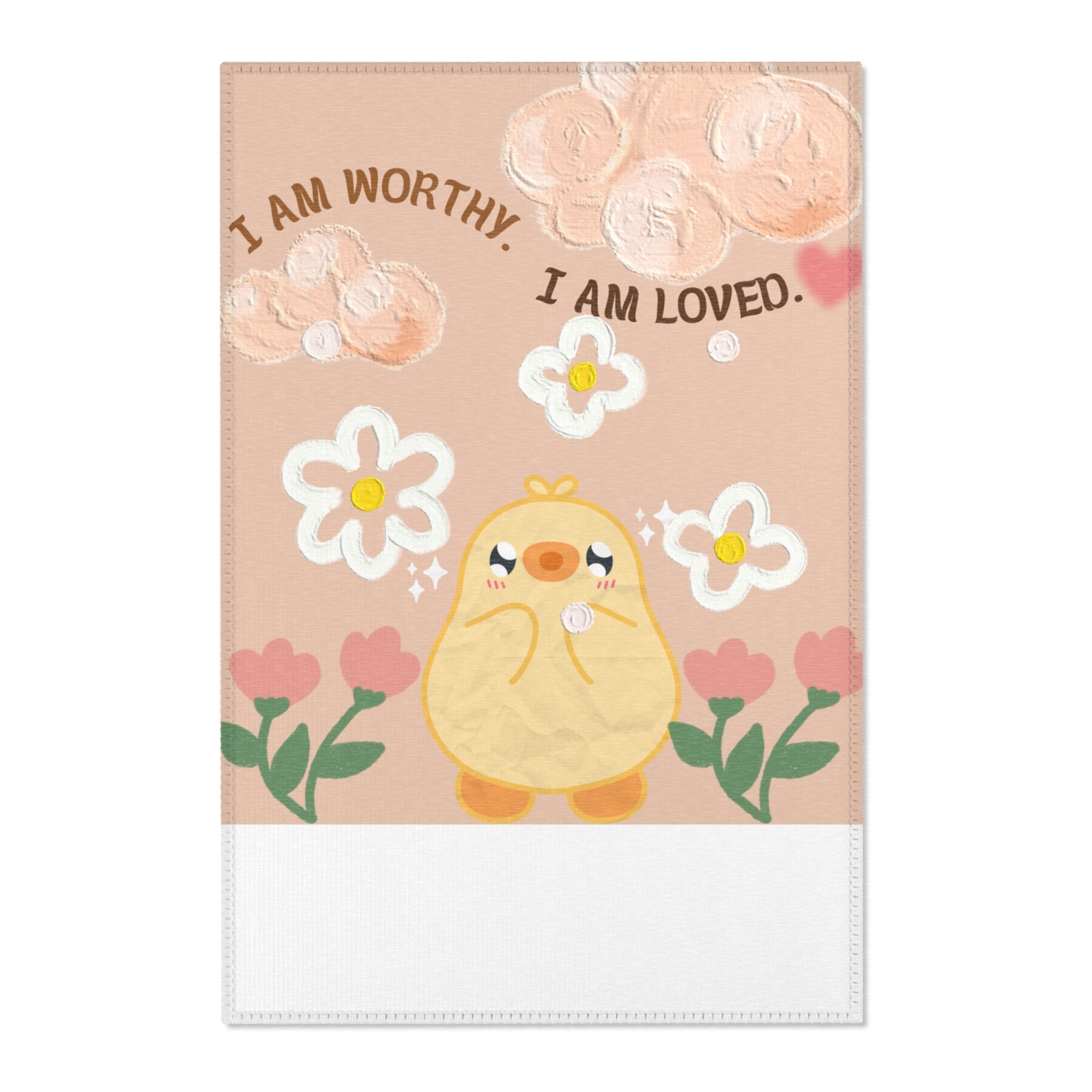 Cozy Home Decor, Motivational Floor Mat, Gift for Kids, Nursery, or Living Room