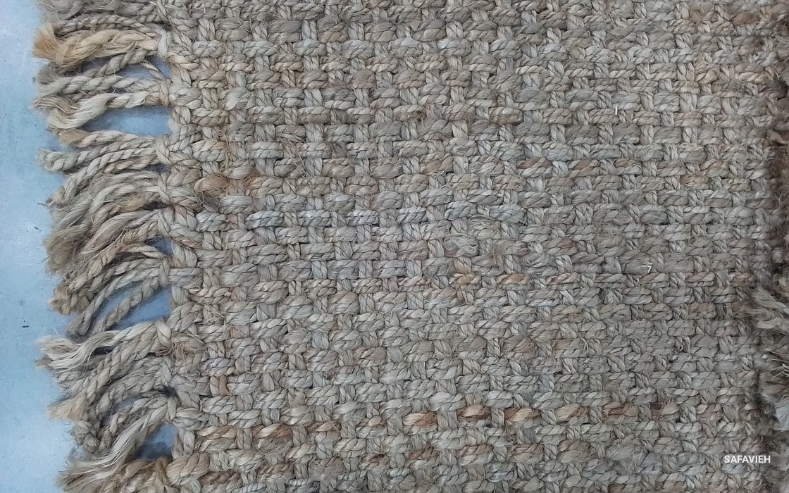 NATURAL 8′-0″ x 8′-0″ Broken Thread Rug, Reduced Price 1172806111 NF467A-8SQ