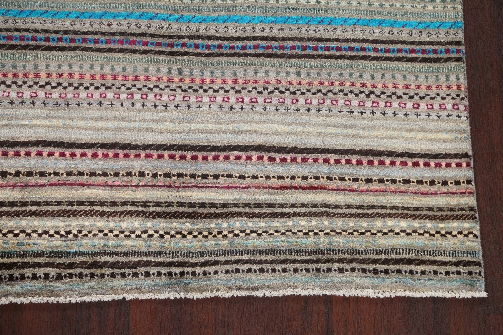 All-Over Handmade Oriental Wool Rug 5×7 Contemporary Home Decor Modern Carpet