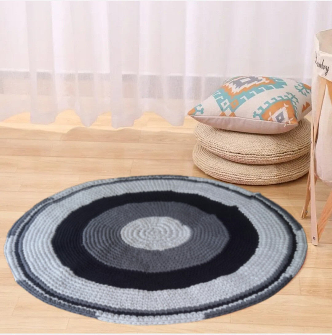 Large Traditional 3’x3′ Round Area Rug Area Rugs 3’x3′ Carpet 3×3 Living Room