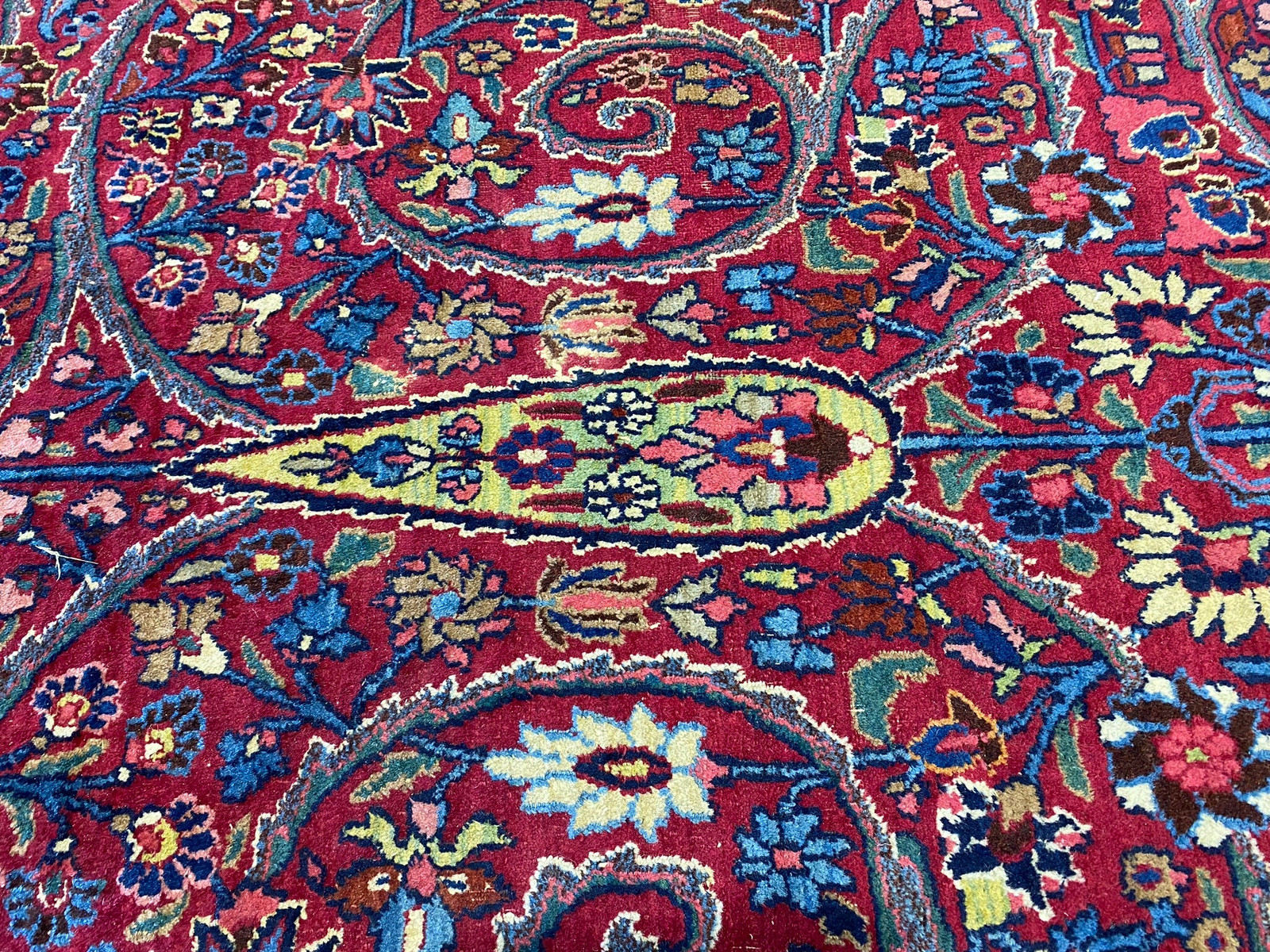 12×19 Antique Perrsian Khorasan Saber Large Rug SIGNED #F-6620