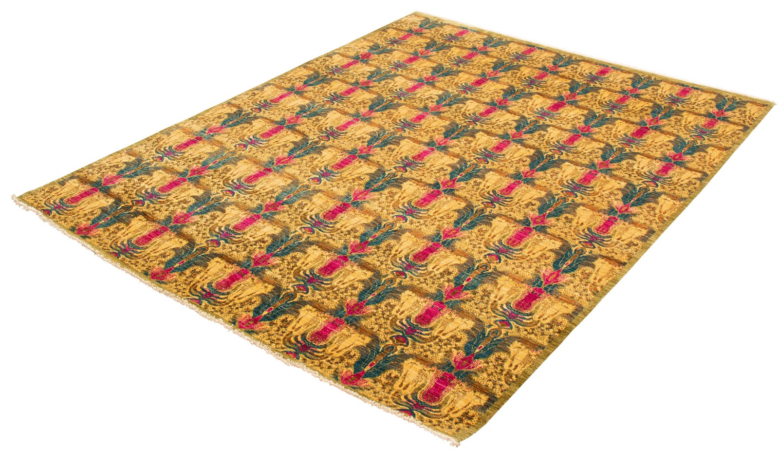 Hand Knotted Area Rug 8’1″ x 10’0″ Traditional Oriental Wool Carpet