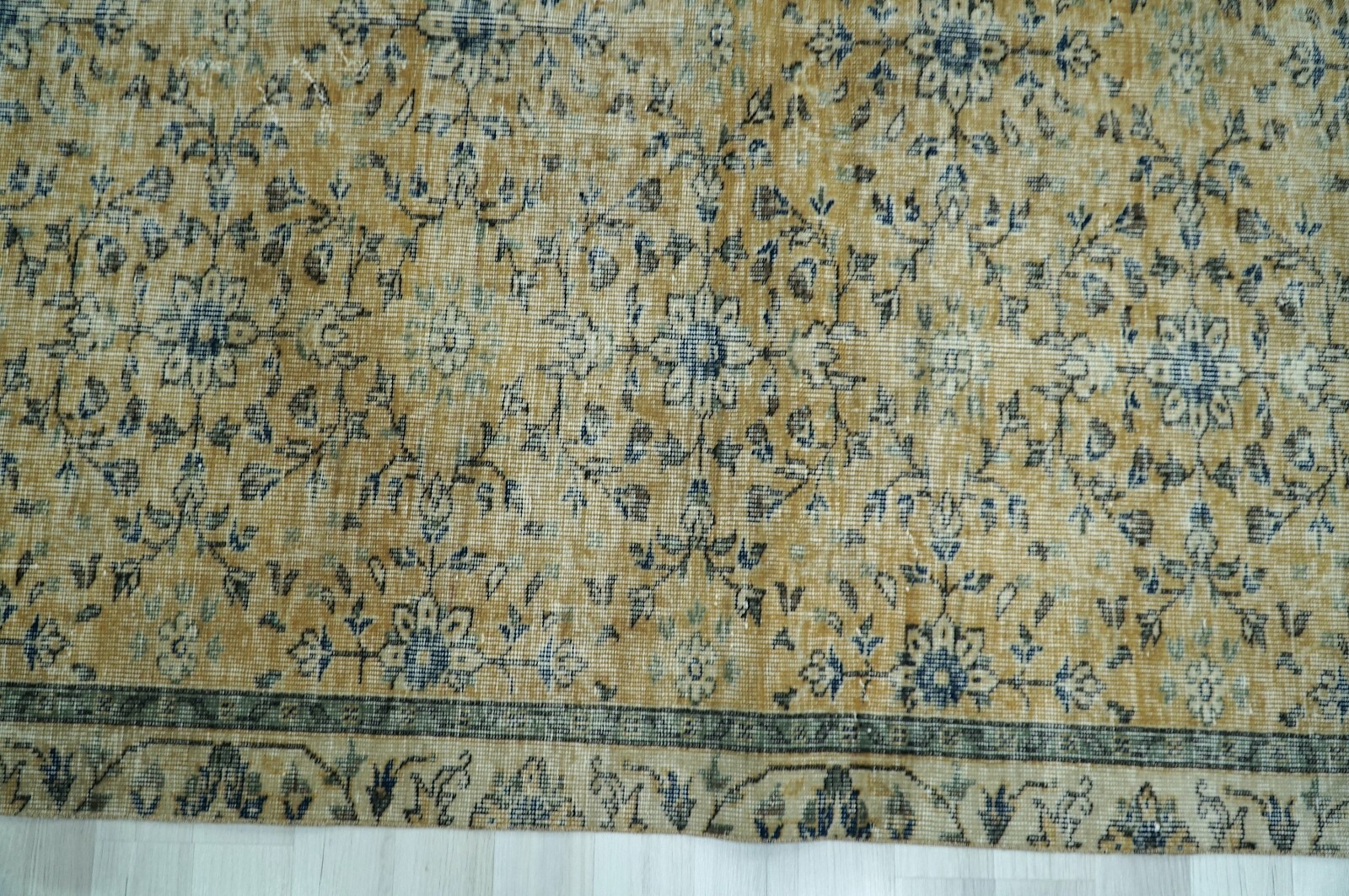 VINTAGE TURKISH RUG, Boho Decor Rug, Farmhouse Rug, Carpet, 5.38×8.96 ft. H-1754