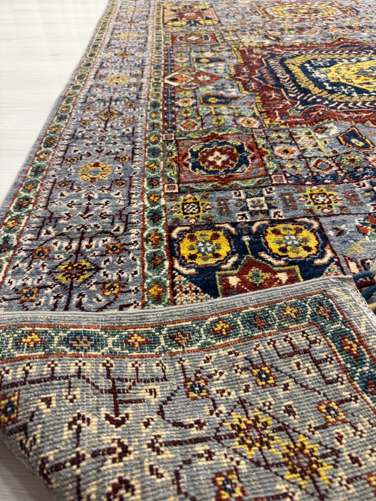 5×8 Handmade Afghan Rug 100% Wool Hand Knotted Oriental Area Carpet New