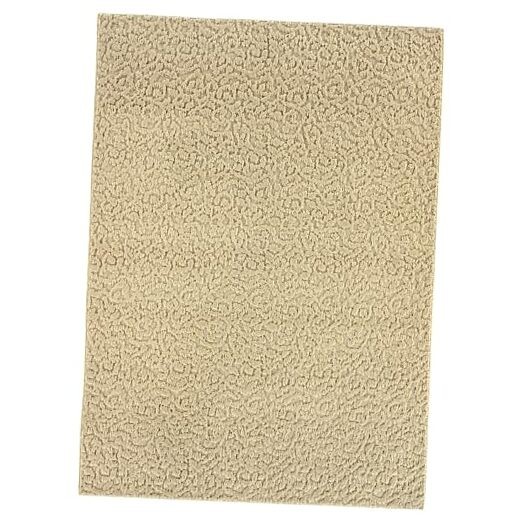 Ivy 6 Ft. X 9 Ft. Biege Tan Floral Solid Color Area Rug – Durable, Stylish,