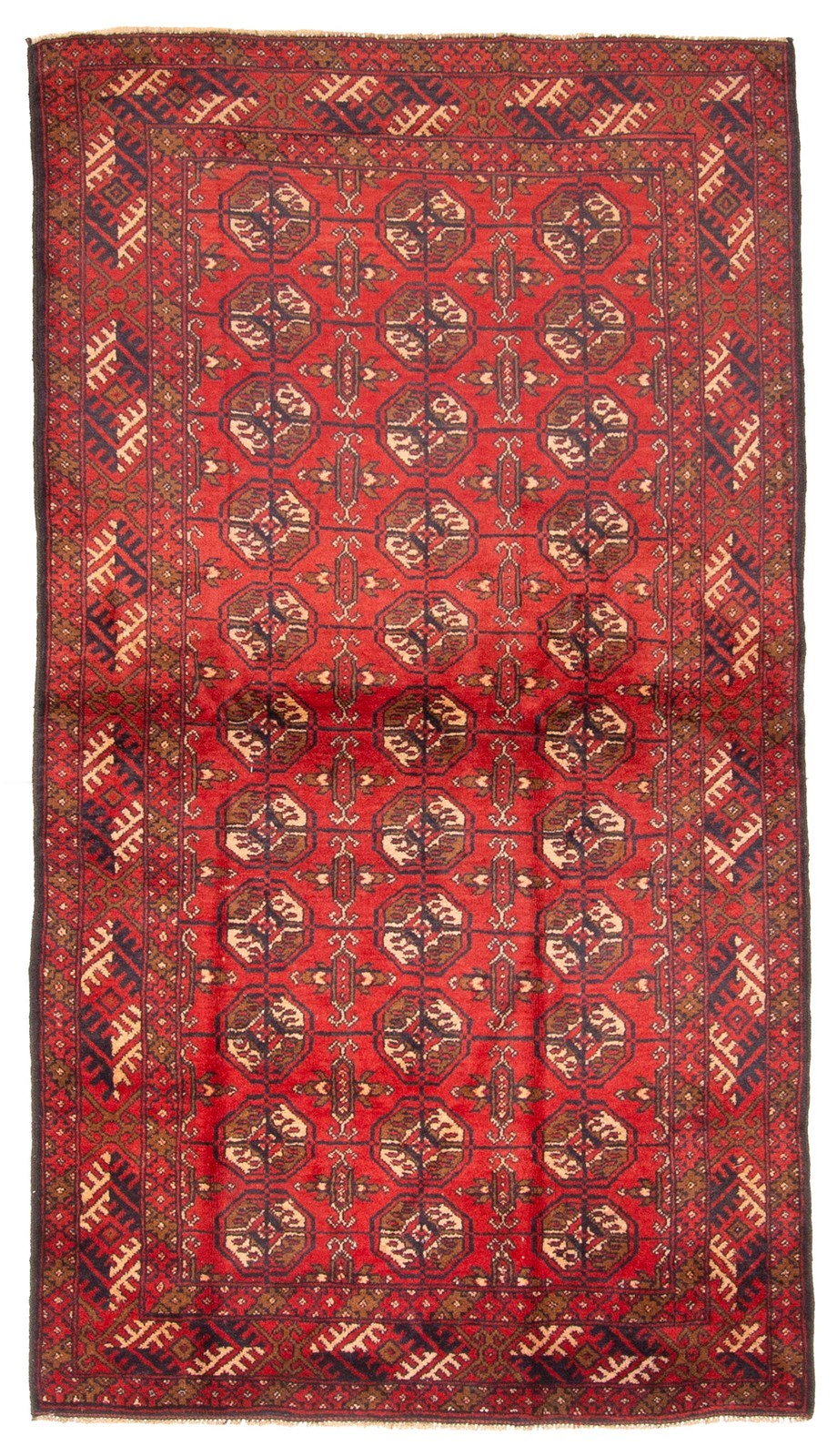 Traditional Vintage Hand-Knotted Area Rug 3’5″ x 6’10” Oriental Wool Carpet