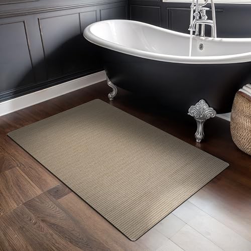 Non-Slip Modern Entry Rug 2×3 Solid Traditional Rubber Backing Machine