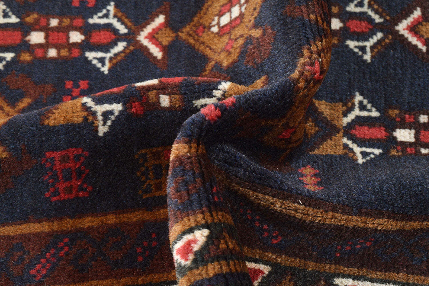4×7′ Afghan Herati Wool Rug # SH1390
