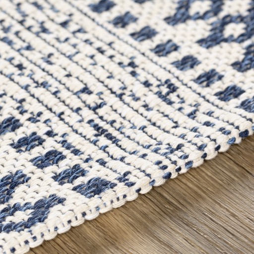 Area Rug Surya Global Style La Casa Collection Washable Turkish Rug -Navy-NEW