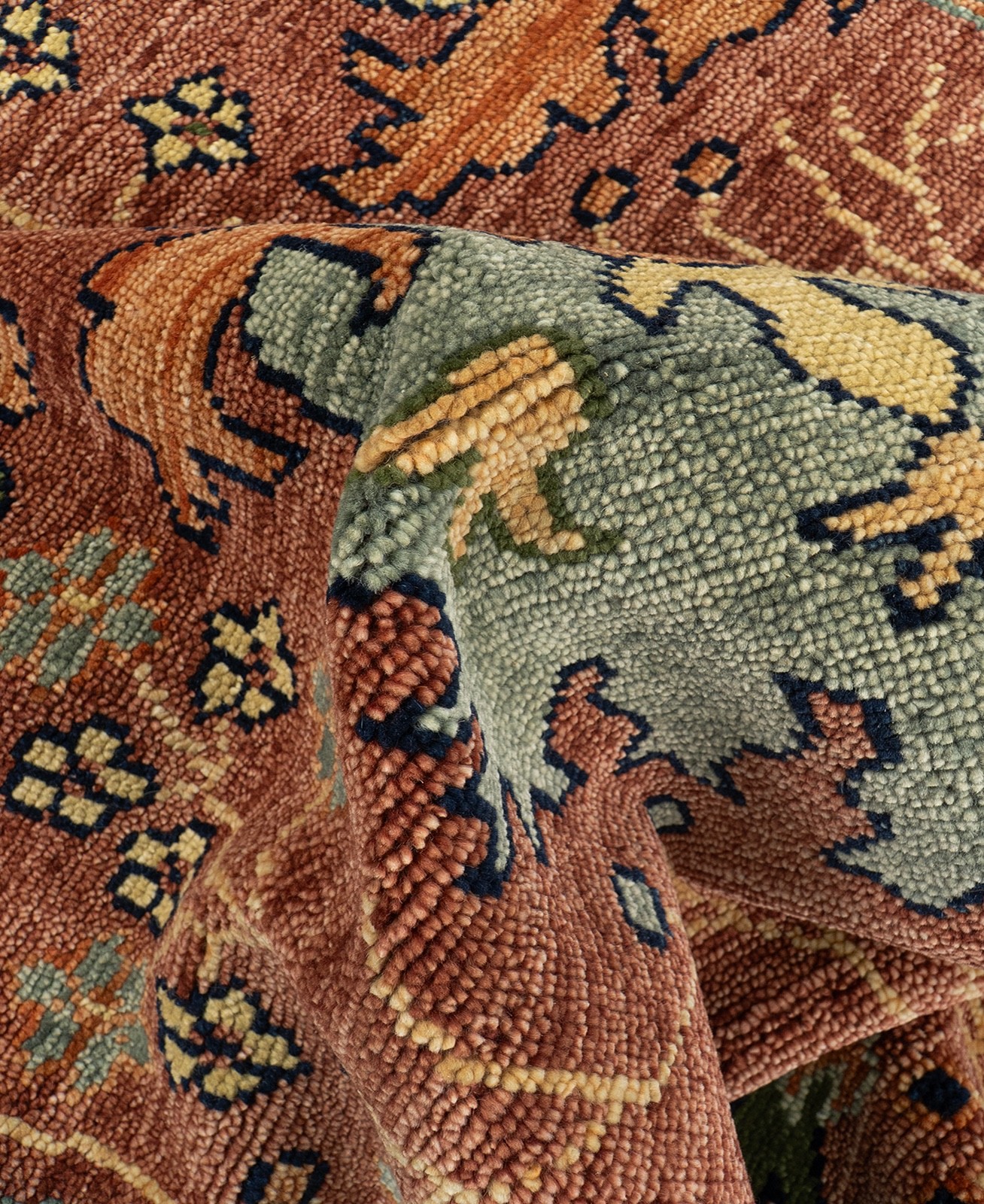 Vintage Donegal Arts & Crafts Rug 8’0″ x 10’1″ Hand Knotted Oriental Wool Carpet