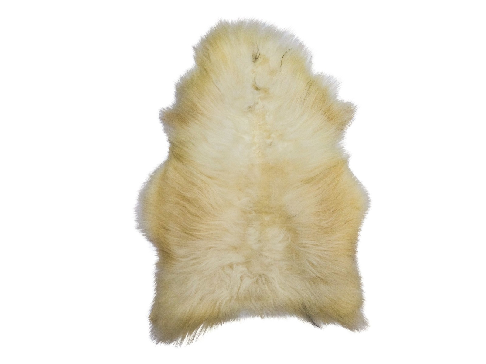 Real 38.5″ Natural Creamy White Icelandic Sheepskin (7-201-G1737)