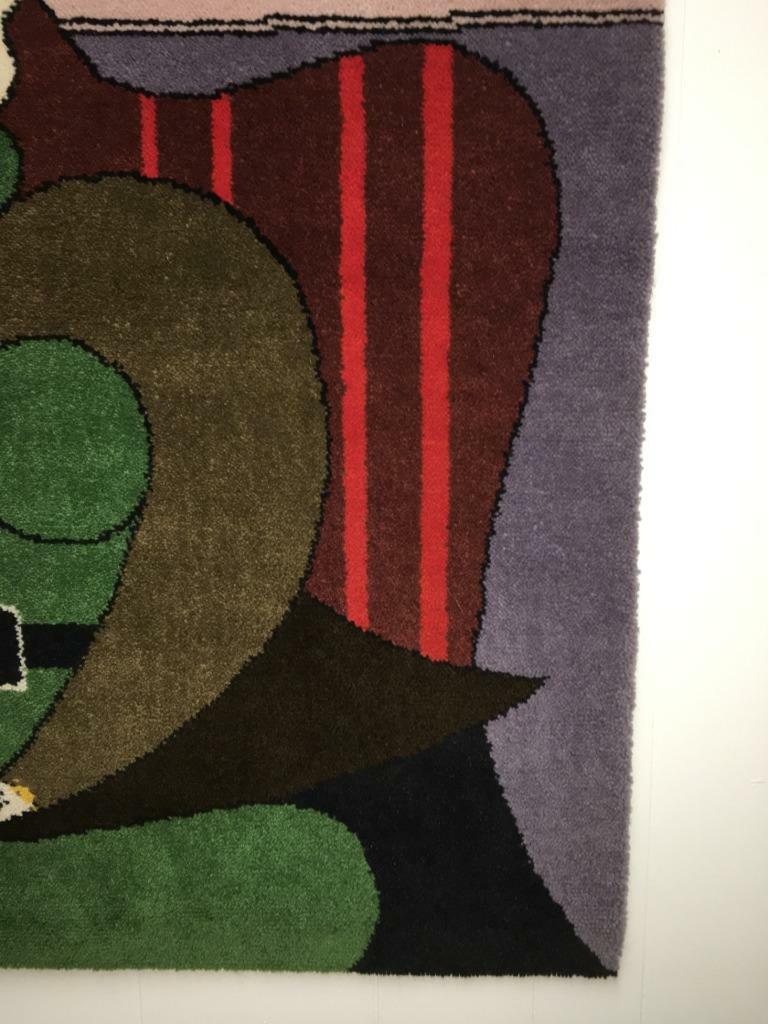 Couristan Pablo Picasso The Red Armchair Wool Area Rug Wall Hanging LE 31/500