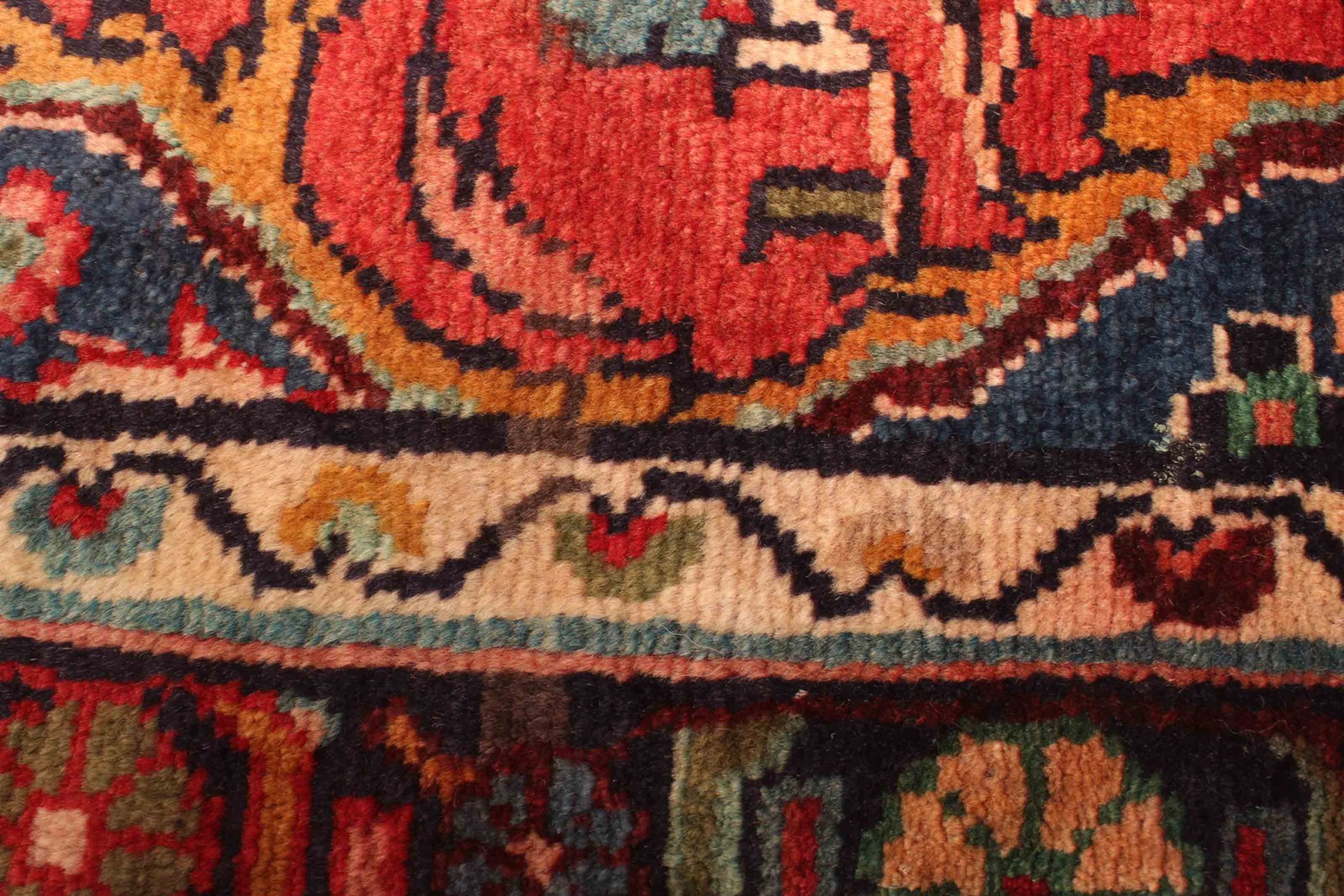 3’6″ x 10’11” Vintage Hand-knotted Runner Rug Traditional Oriental Wool Carpet