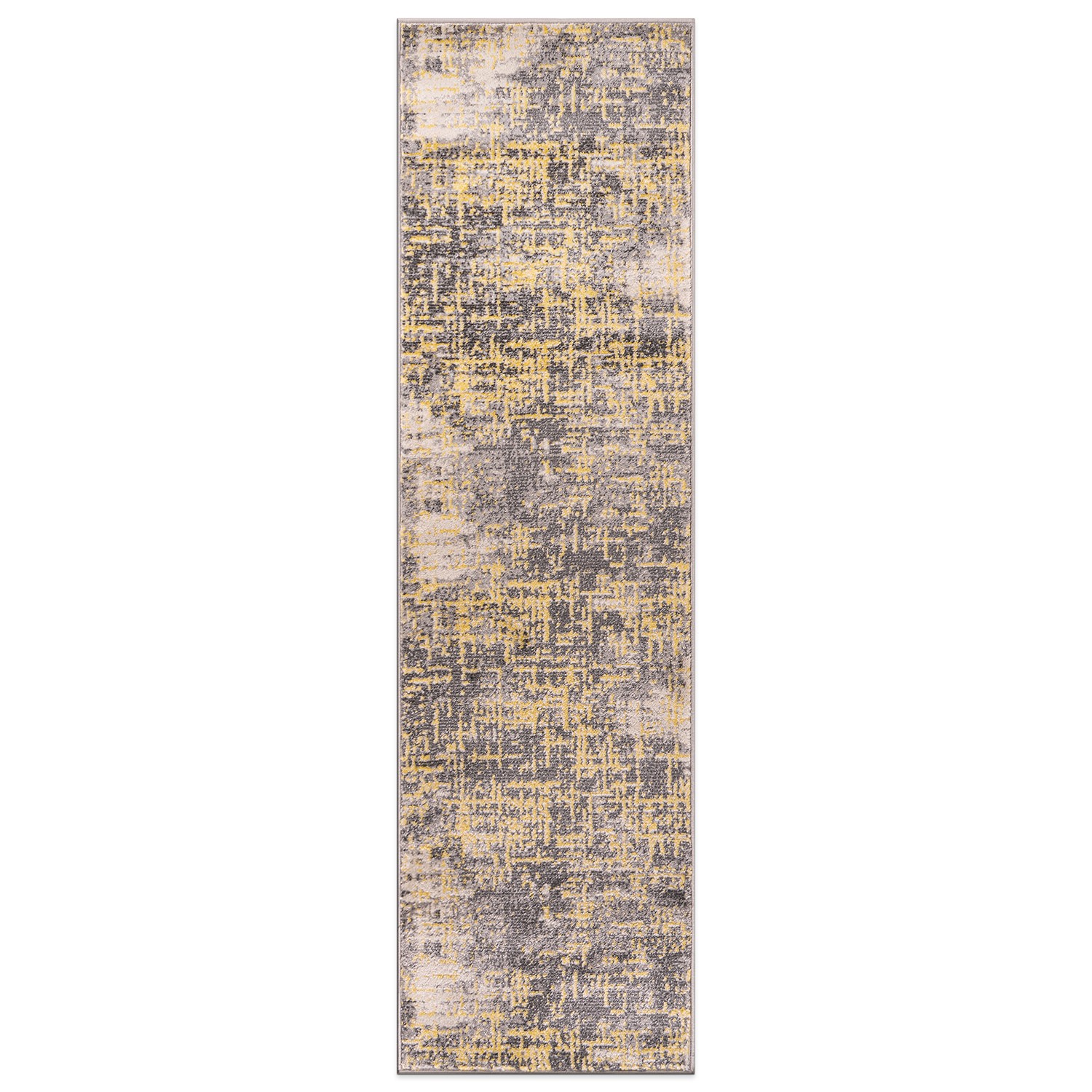 Rugshop Runner Rug Distressed Abstract Design Hallway Rug Runner for Bedroom 2×7