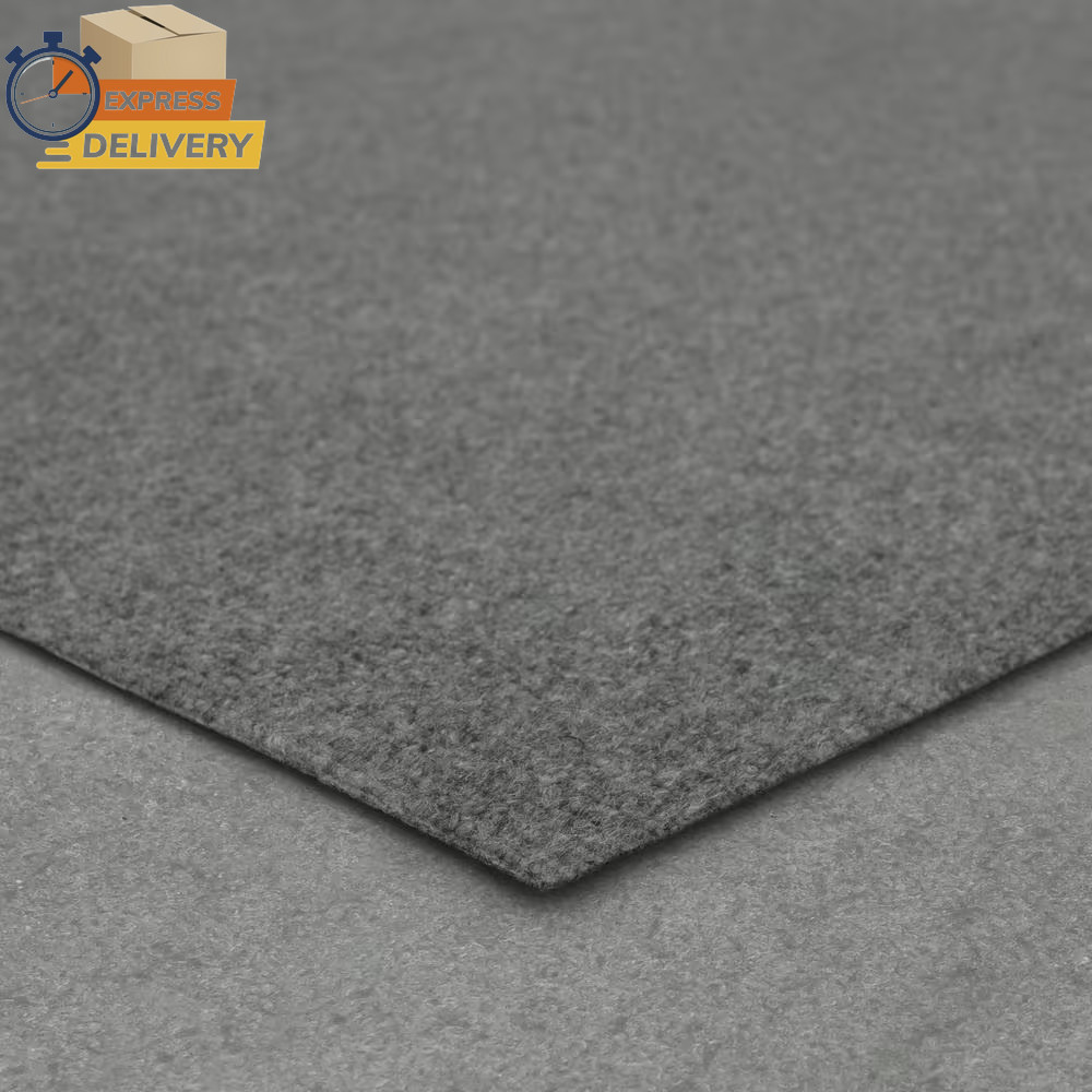 Unbound Smoke Gray Ribbed 6 Ft. X 8 Ft. Indoor/Outdoor Area Rug 👌