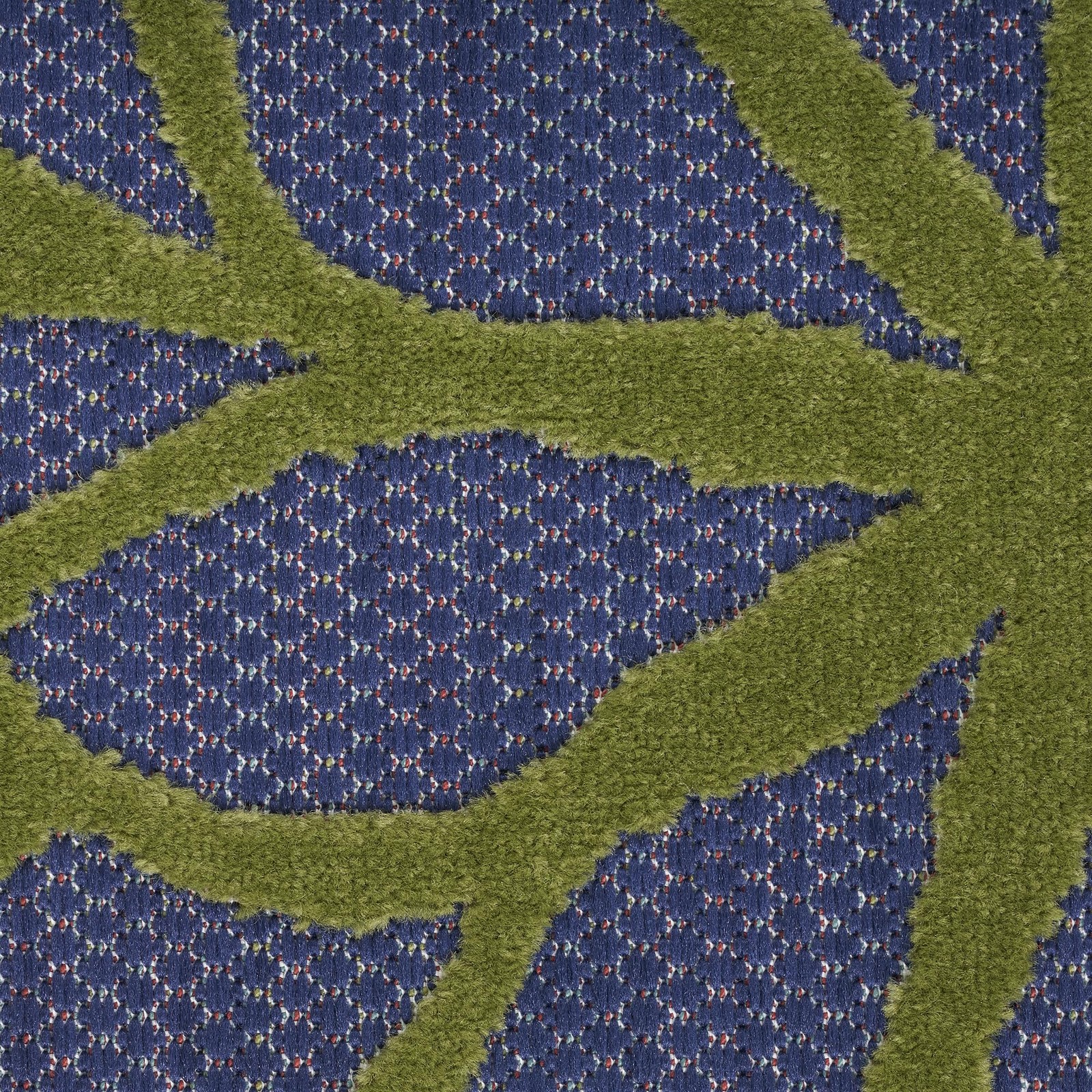 Aloha Indooroutdoor Navy Multicolor 5’3″ X 7’5″ Area Rug Easy Cleaning Non Shedd