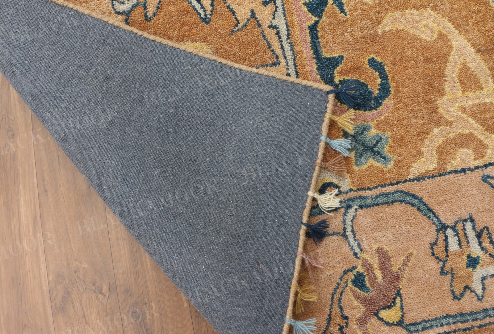 Colorromance Ekat Brown Handtufted Luxurious Area Rug 100%Wool Carpet Home Decor