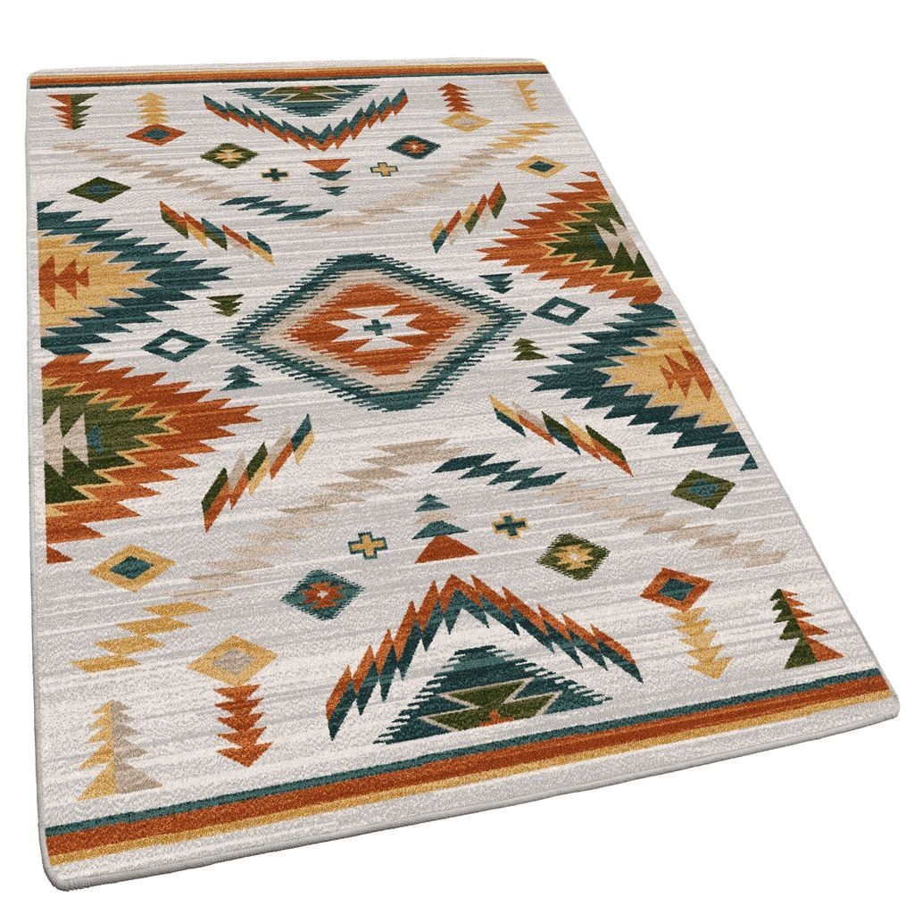 American Dakota Interlaced Linen Southwestern Country Lodge Area Rug 11’x13′
